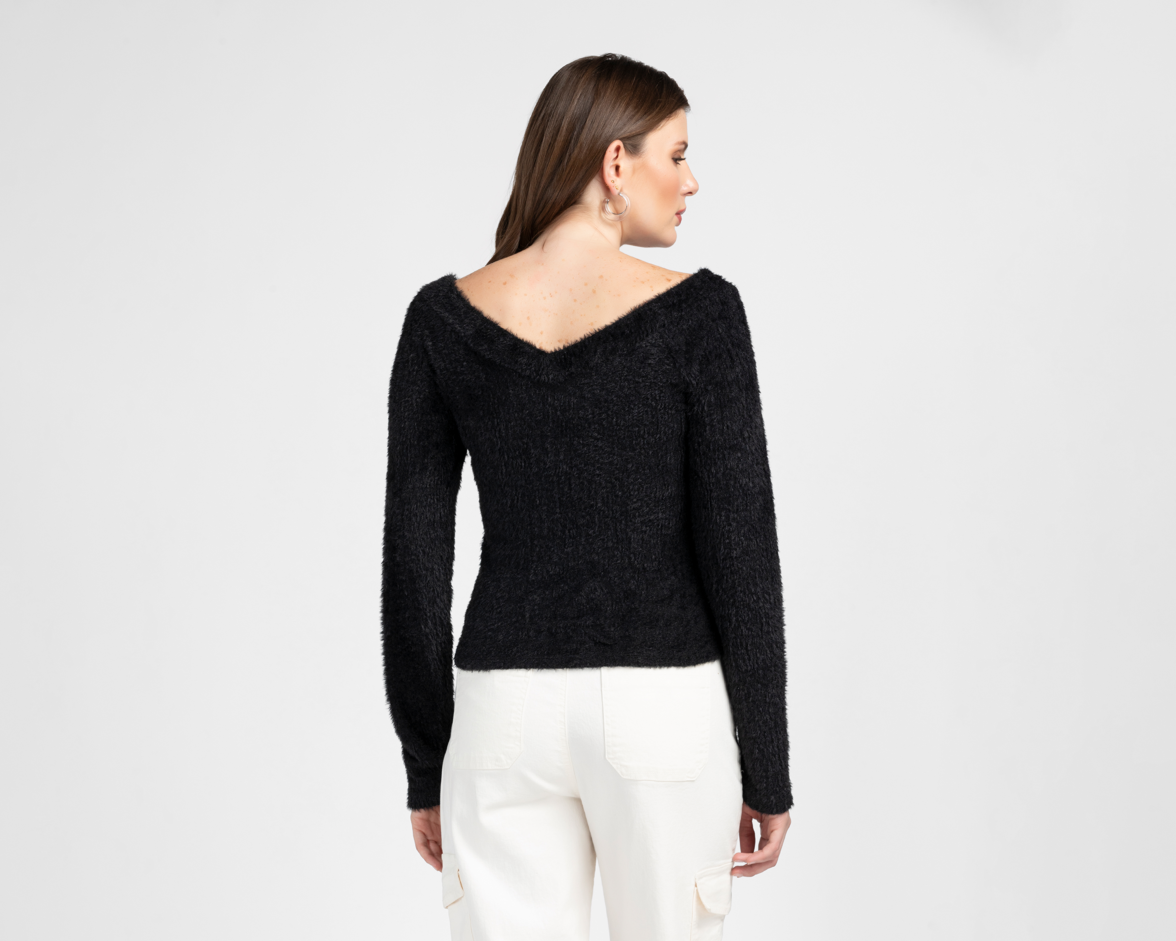 Foto 4 pulgar | Foto 3 | Blusa Manga Larga Sahara para Mujer