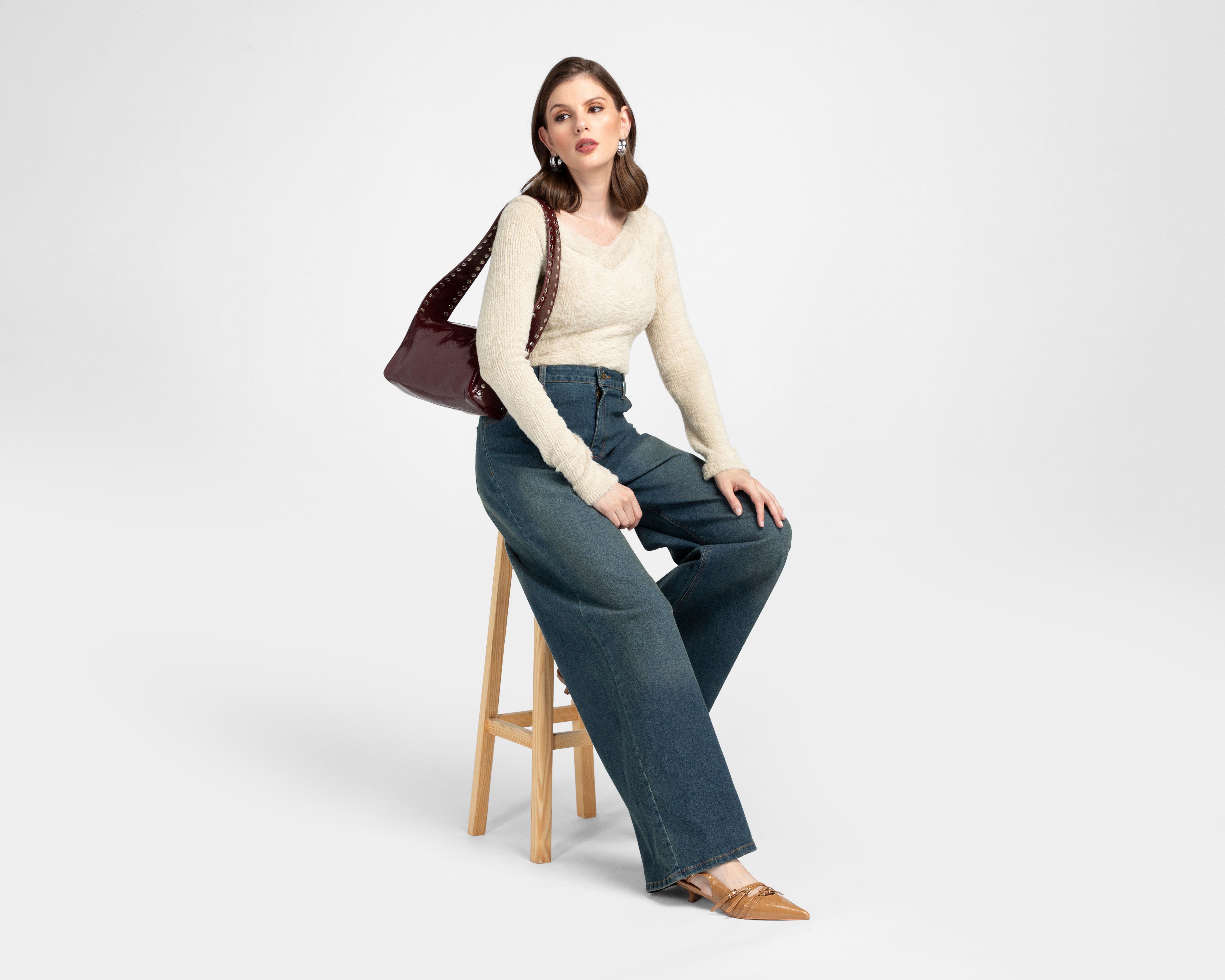 Foto 3 pulgar | Foto 2 | Blusa Manga Larga Sahara para Mujer