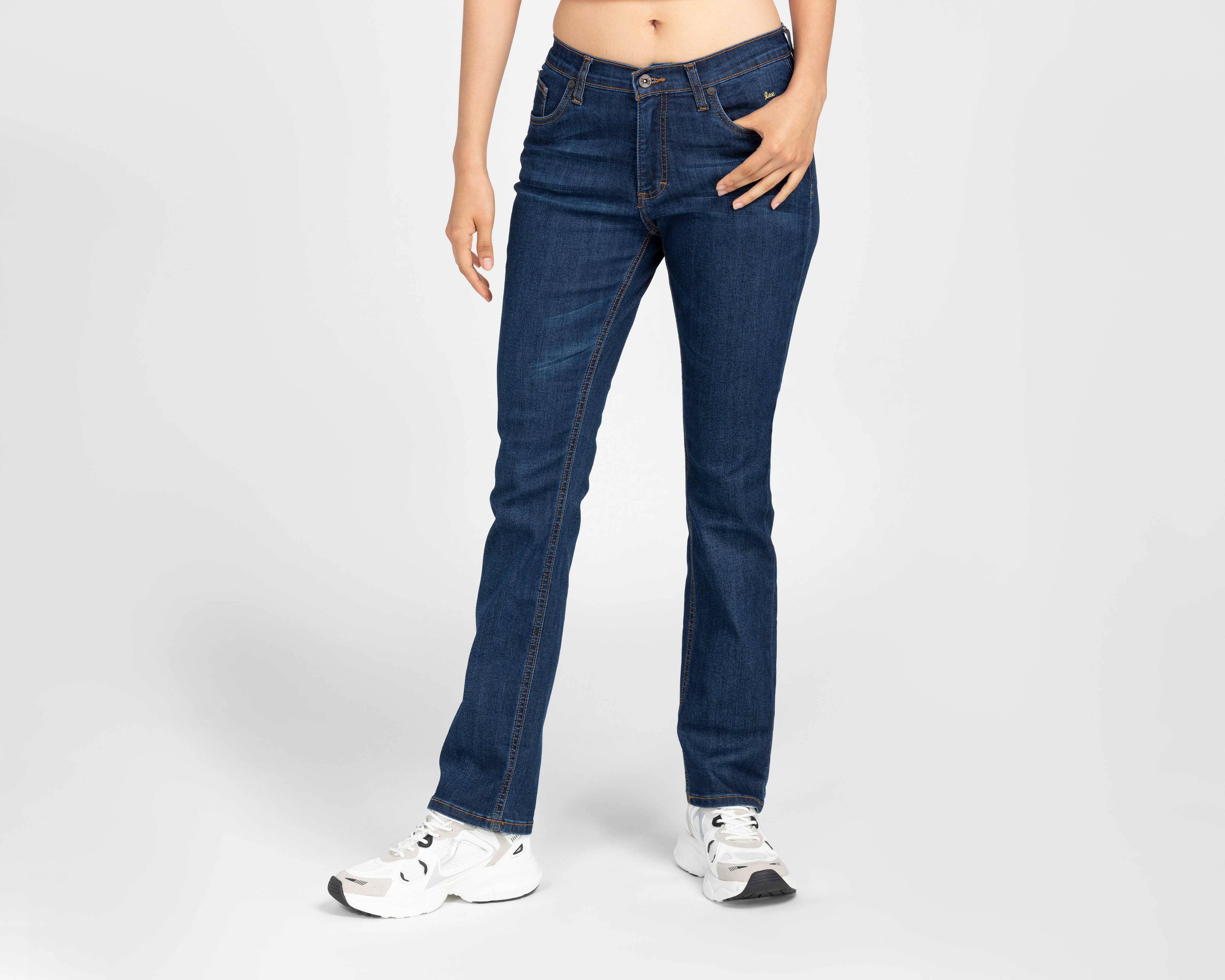 Foto 2 pulgar | Foto 1 | Jeans Slim Fit Lee para Mujer