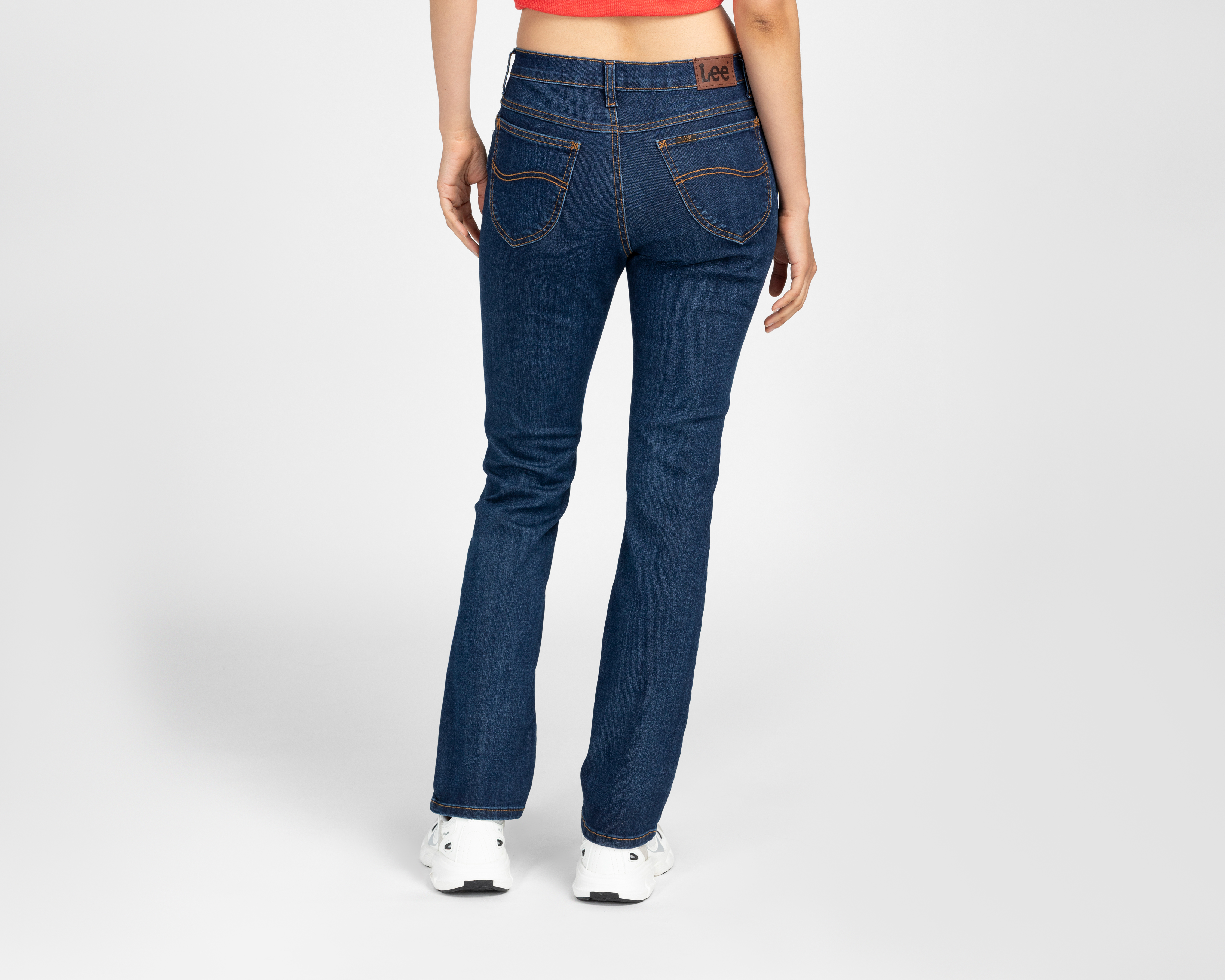 Foto 4 pulgar | Foto 3 | Jeans Slim Fit Lee para Mujer
