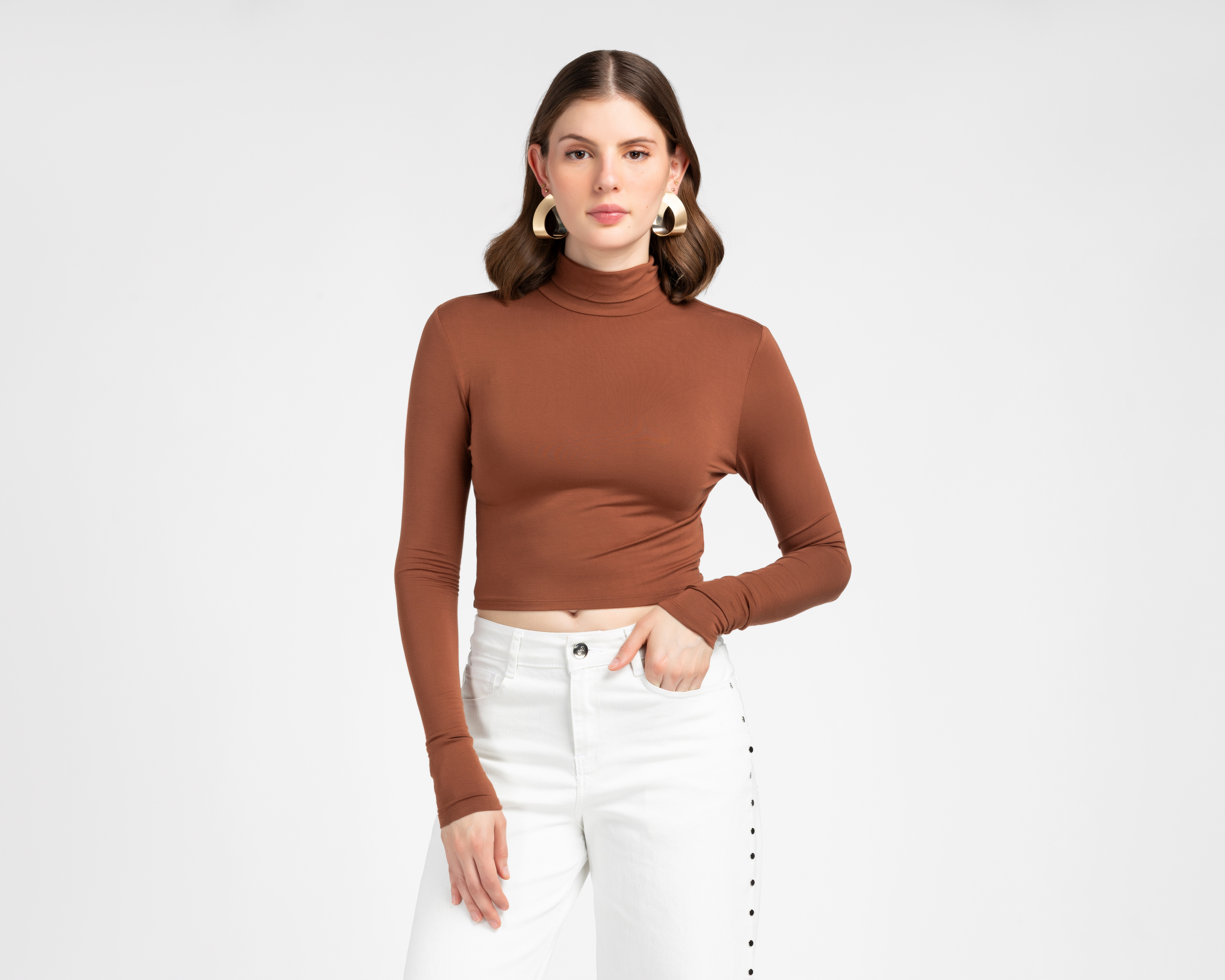 Top Cuello Alto Jennifer Lopez para Mujer