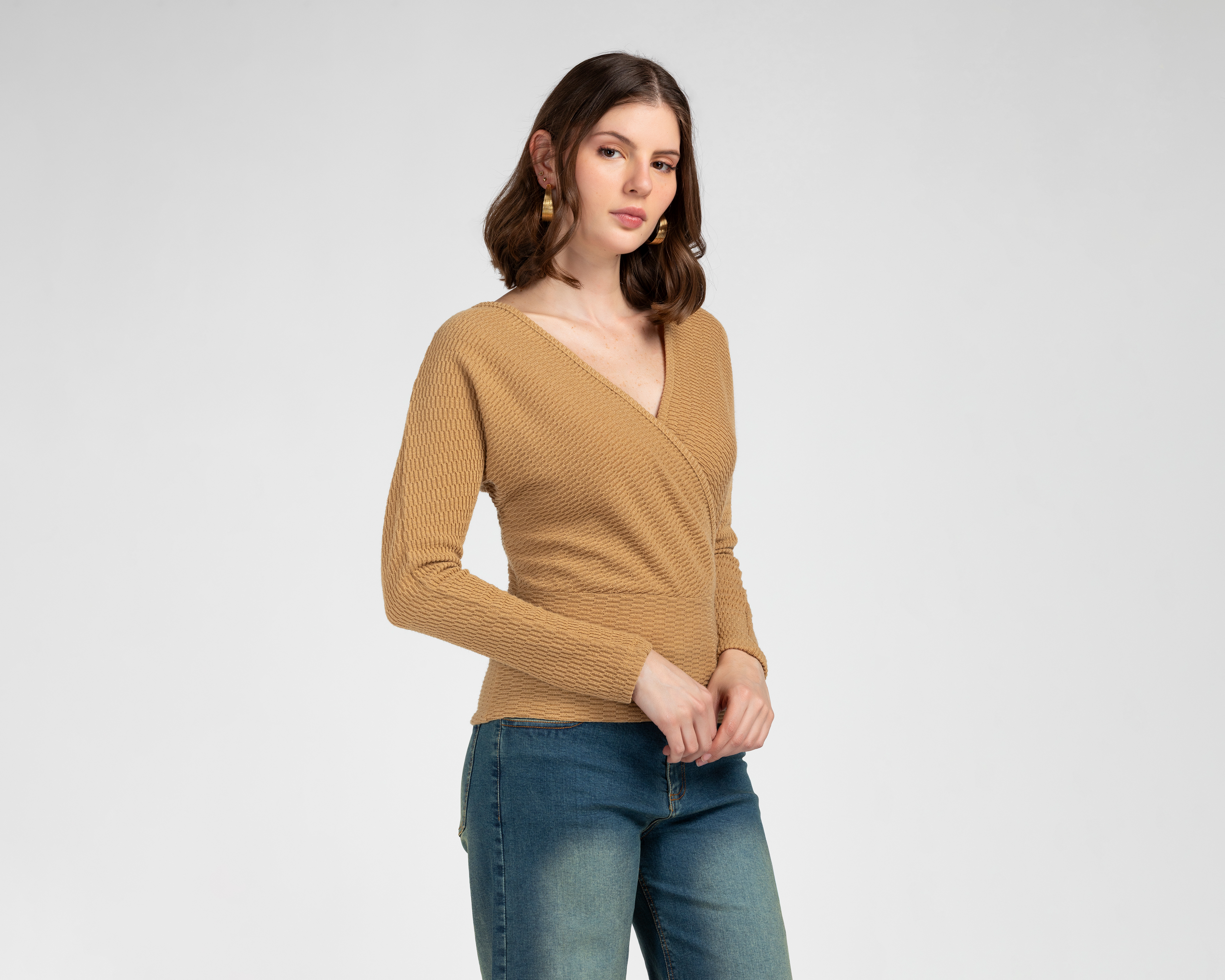 Blusa Manga Larga Jennifer Lopez para Mujer