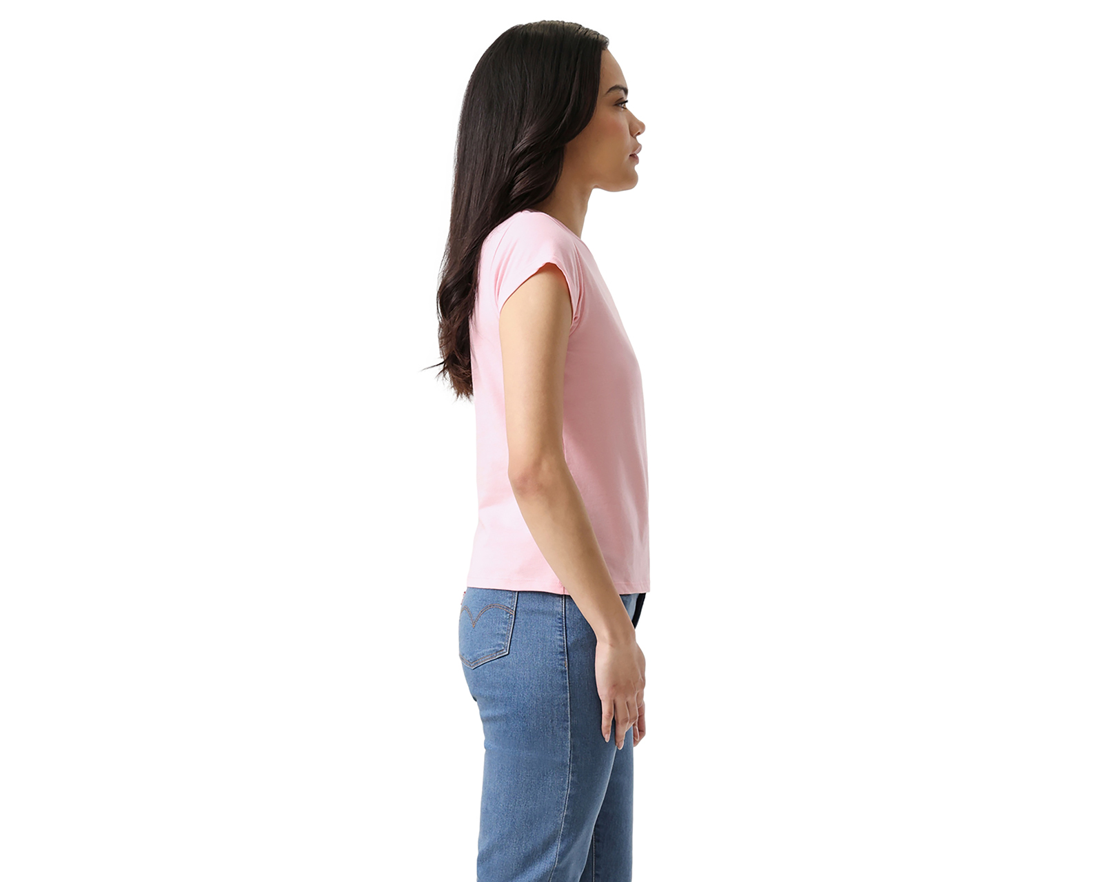 Foto 5 pulgar | Foto 4 | Playera Rosa Levi's para Mujer