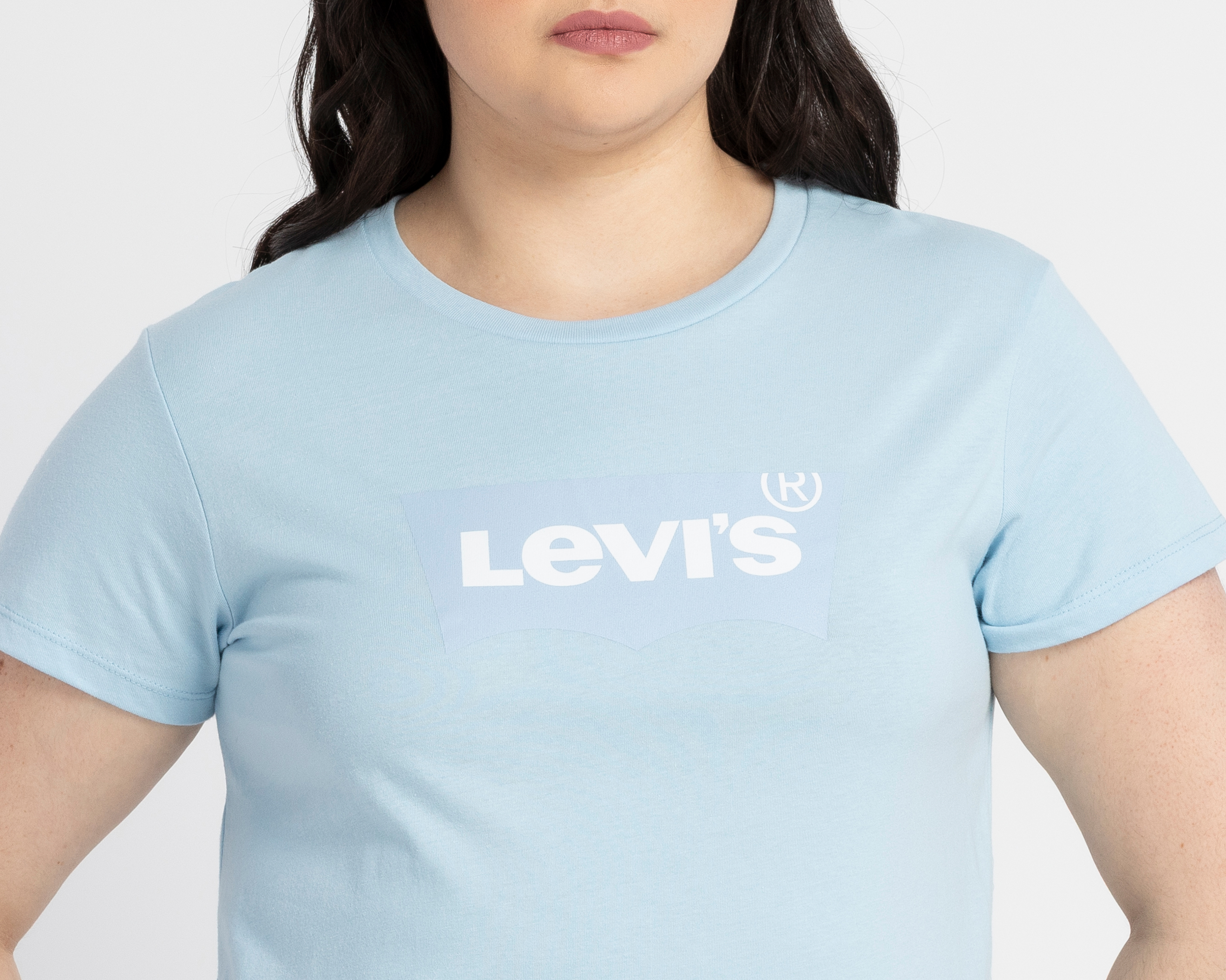 Foto 5 pulgar | Foto 4 | Playera Azul Levi's para Mujer