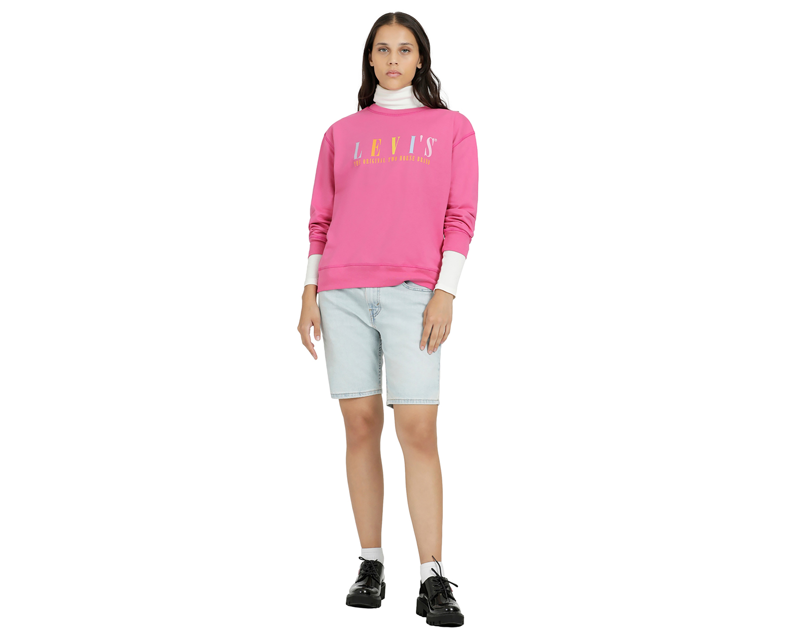 Foto 5 pulgar | Foto 4 | Sudadera Levi's Rosa