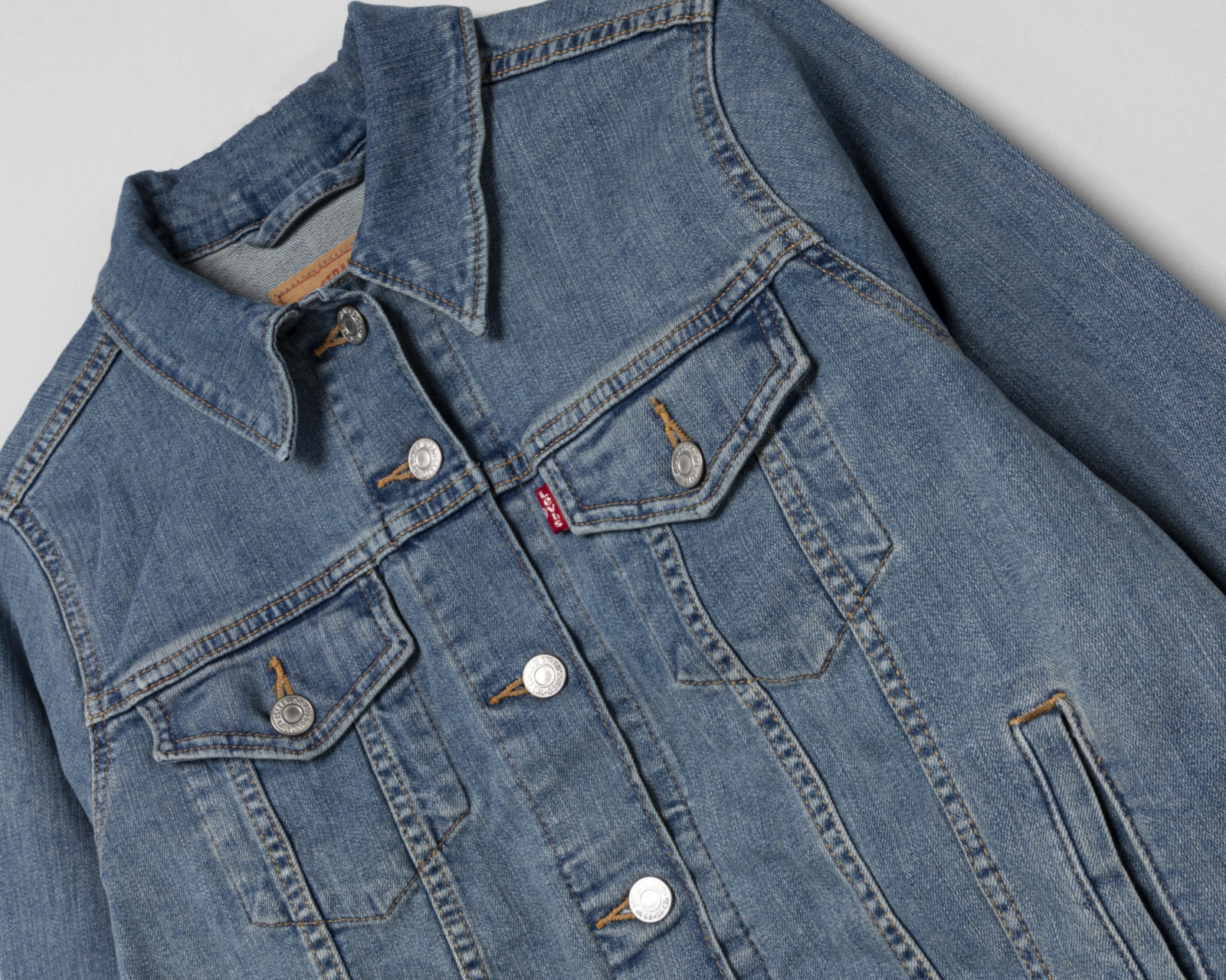 Foto 8 pulgar | Foto 7 | Chamarra Levi's de Mezclilla Azul