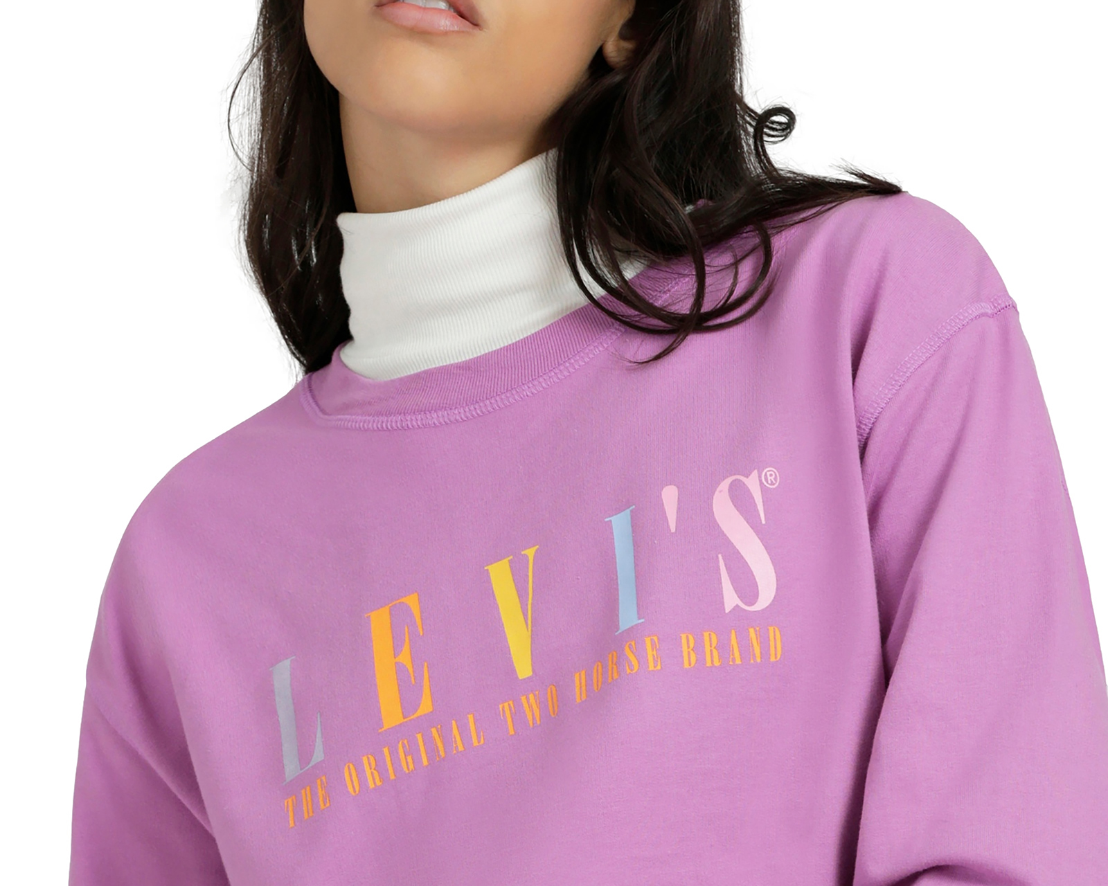 Foto 6 | Foto 6 | Sudadera Levi's Lila con Estampado