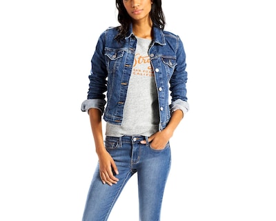 Foto 2 | Foto 2 | Chamarra Trucker Levi's de Mezclilla