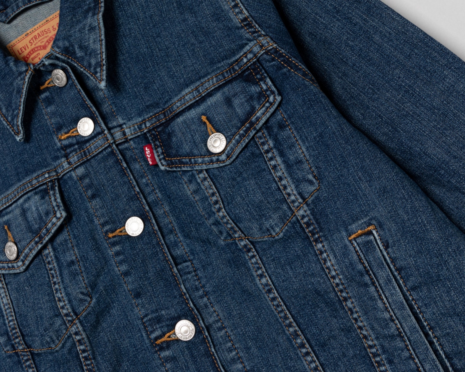 Foto 8 pulgar | Foto 7 | Chamarra Trucker Levi's de Mezclilla