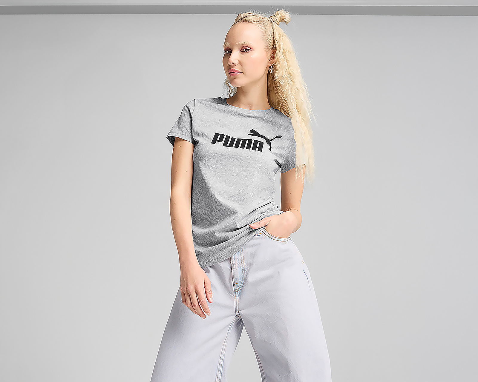 Playera Deportiva Puma Ess No. 1 Logo para Mujer