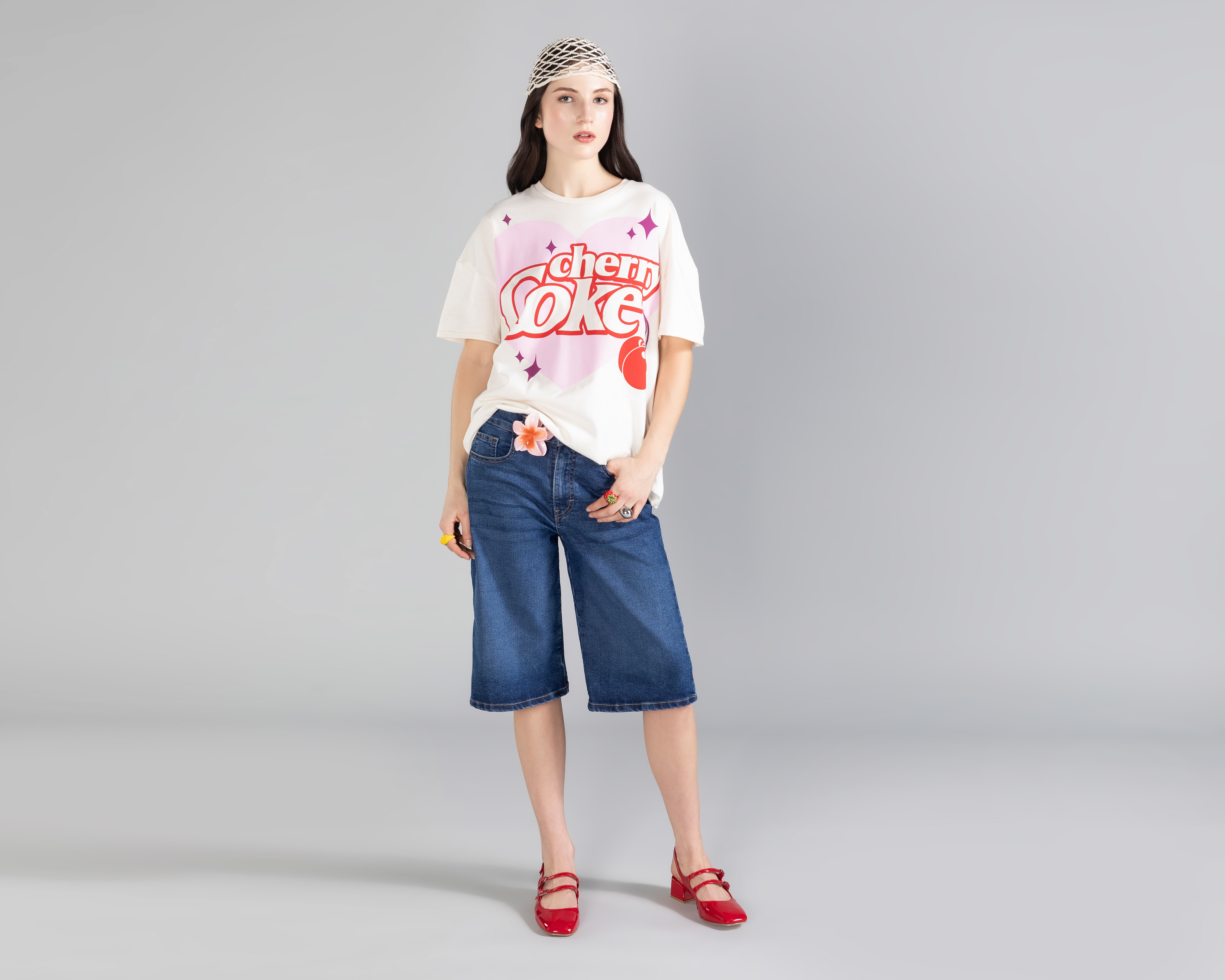 Playera Coca-Cola Oversize para Mujer