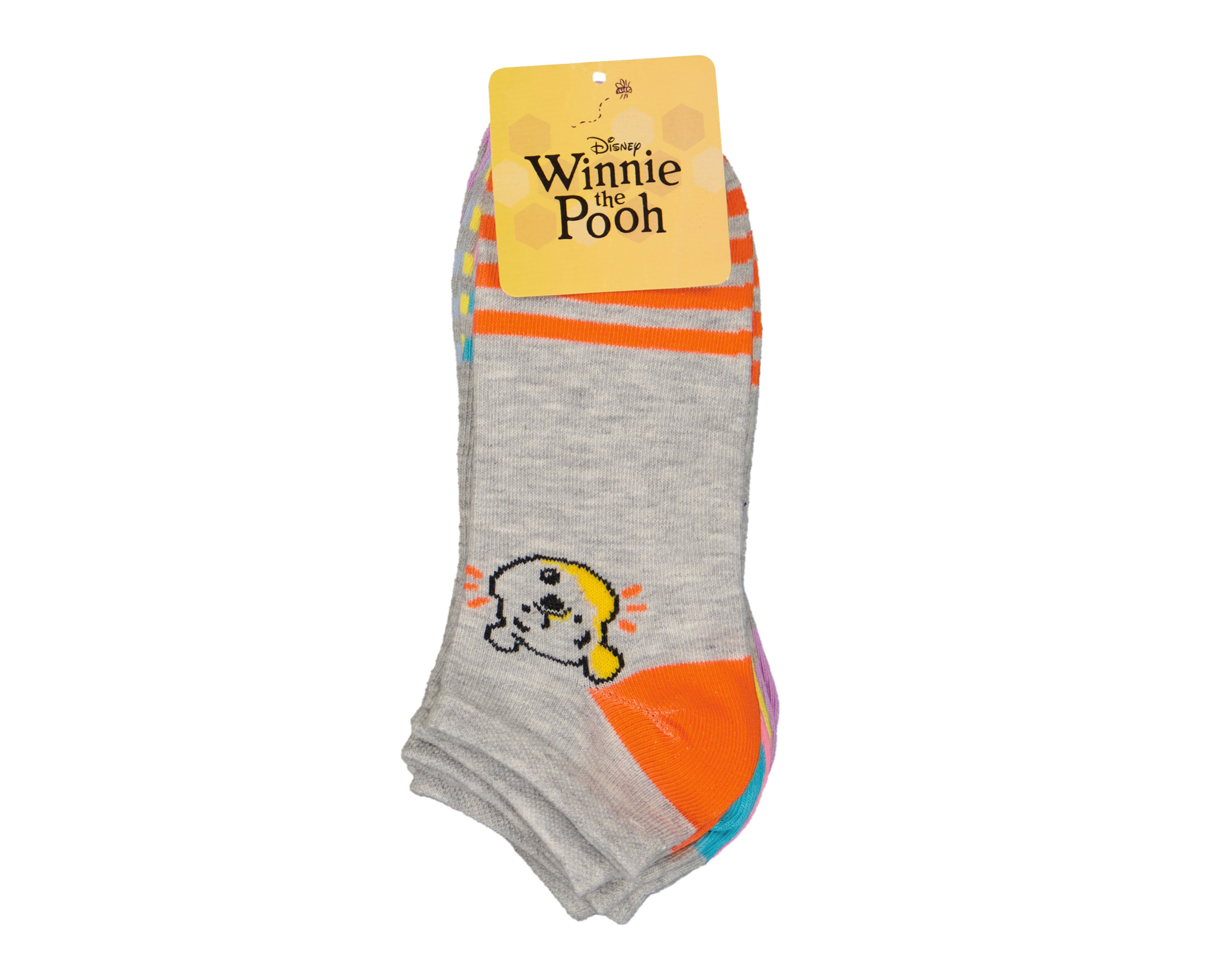 Foto 4 pulgar | Foto 3 | Calcetas Tines Disney Winnie Pooh para Mujer 6 Pares