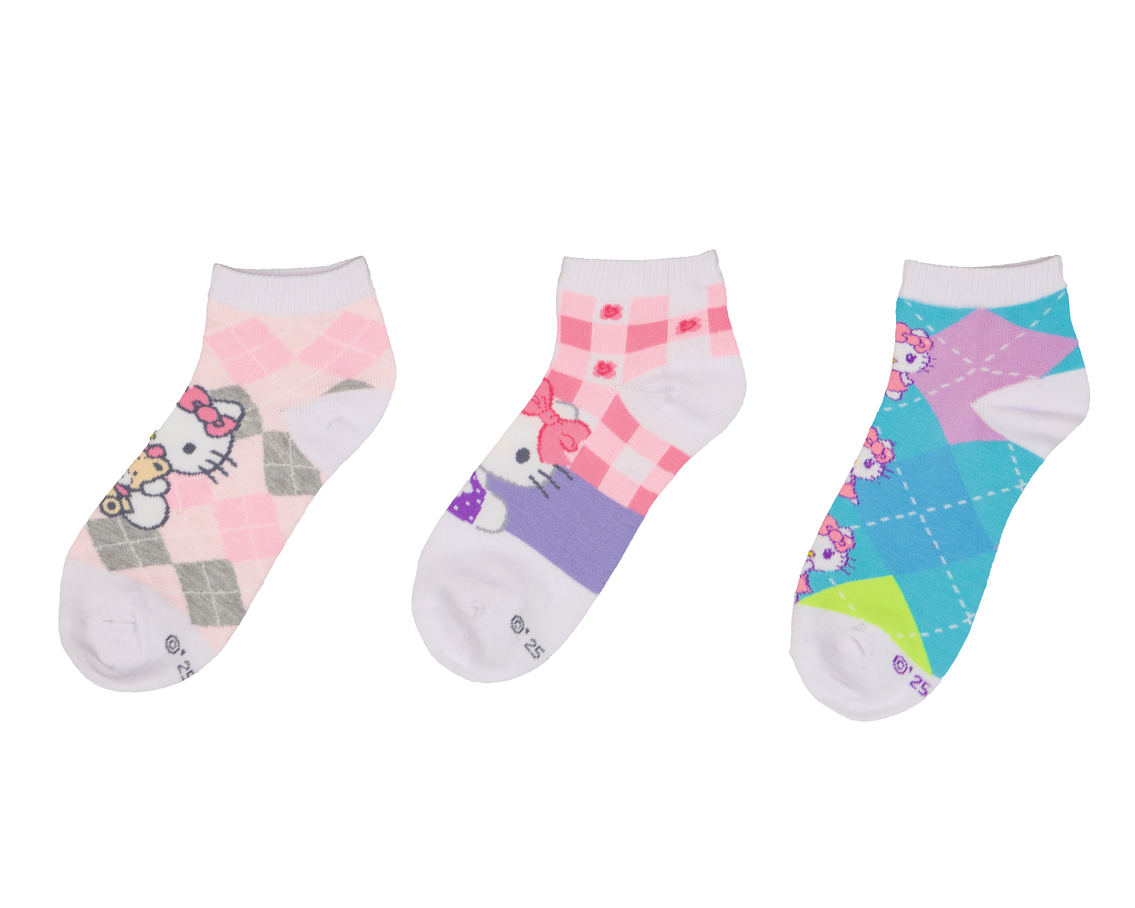 Foto 1 | Foto 1 | Calcetas Hello Kitty para Mujer 3 Pares