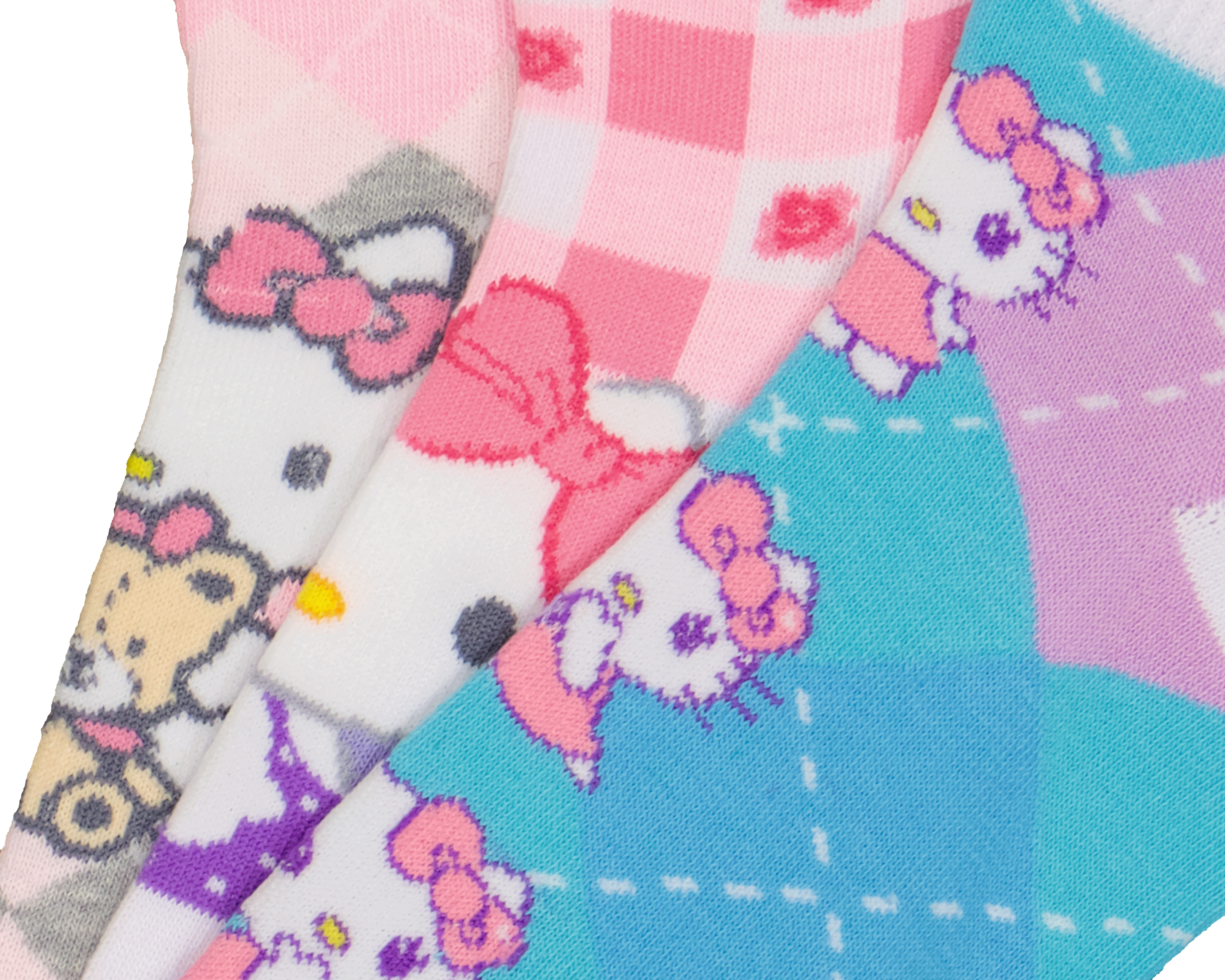 Foto 3 pulgar | Foto 2 | Calcetas Hello Kitty para Mujer 3 Pares