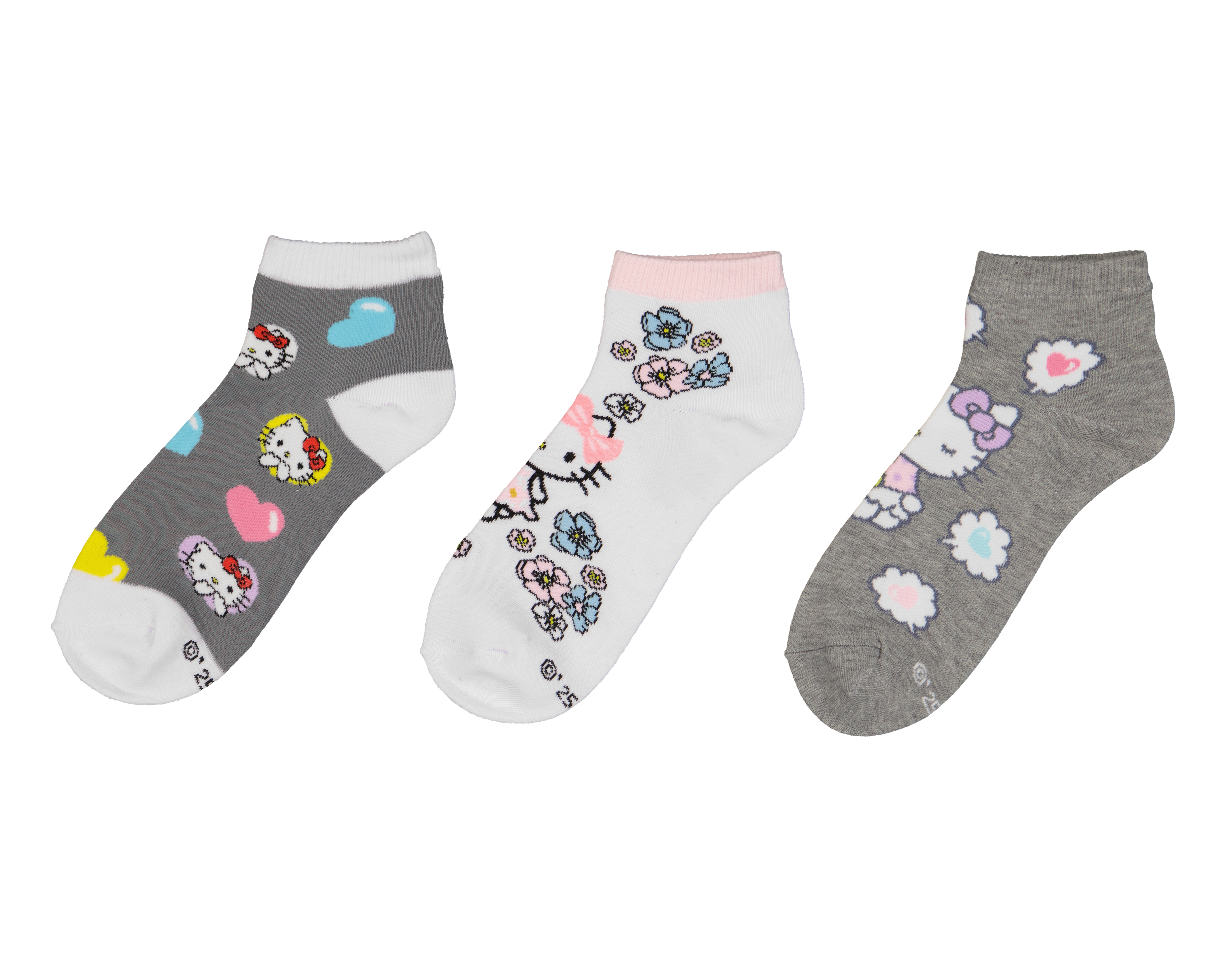 Calcetas Hello Kitty para Mujer 3 Pares