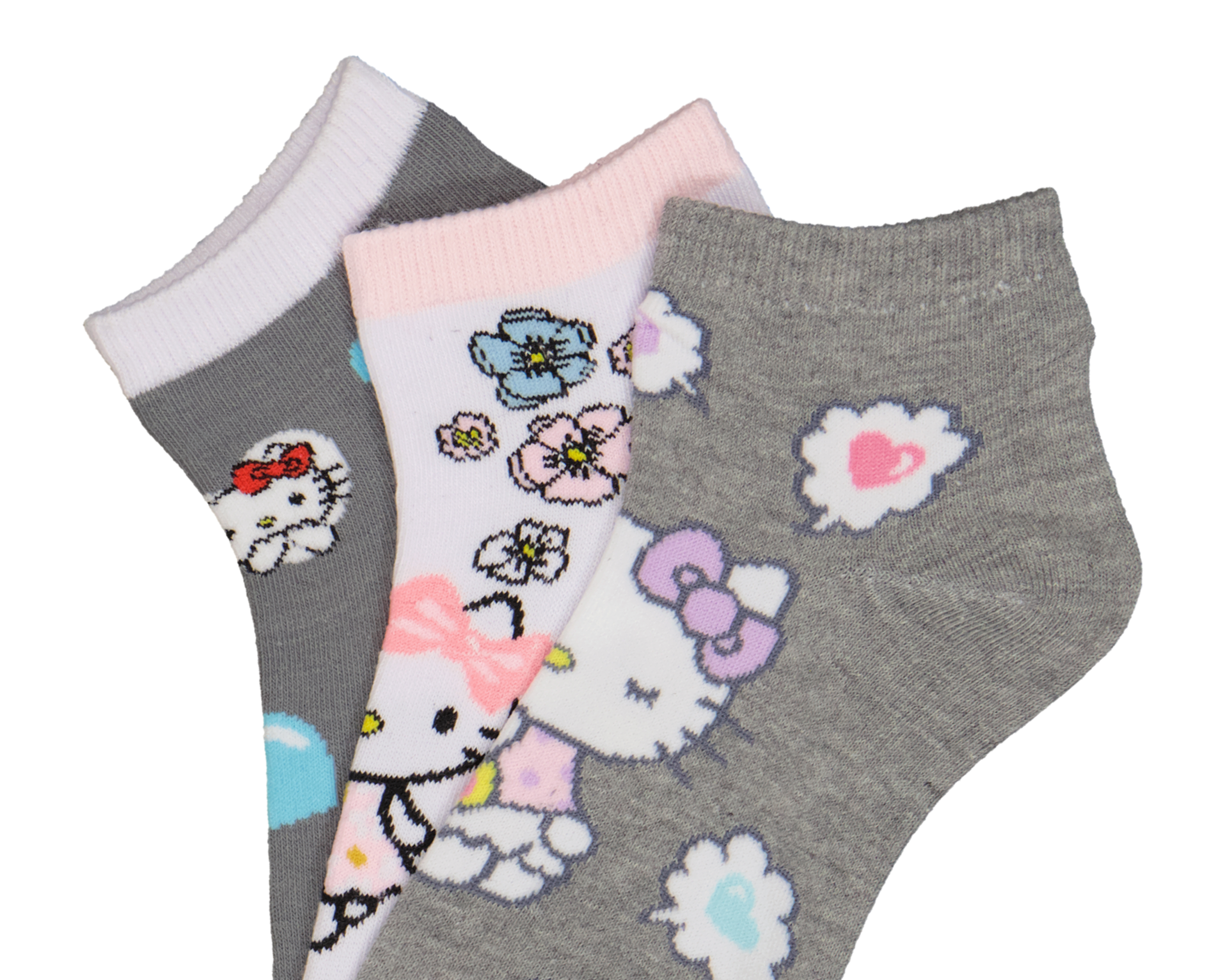 Foto 2 | Foto 2 | Calcetas Hello Kitty para Mujer 3 Pares