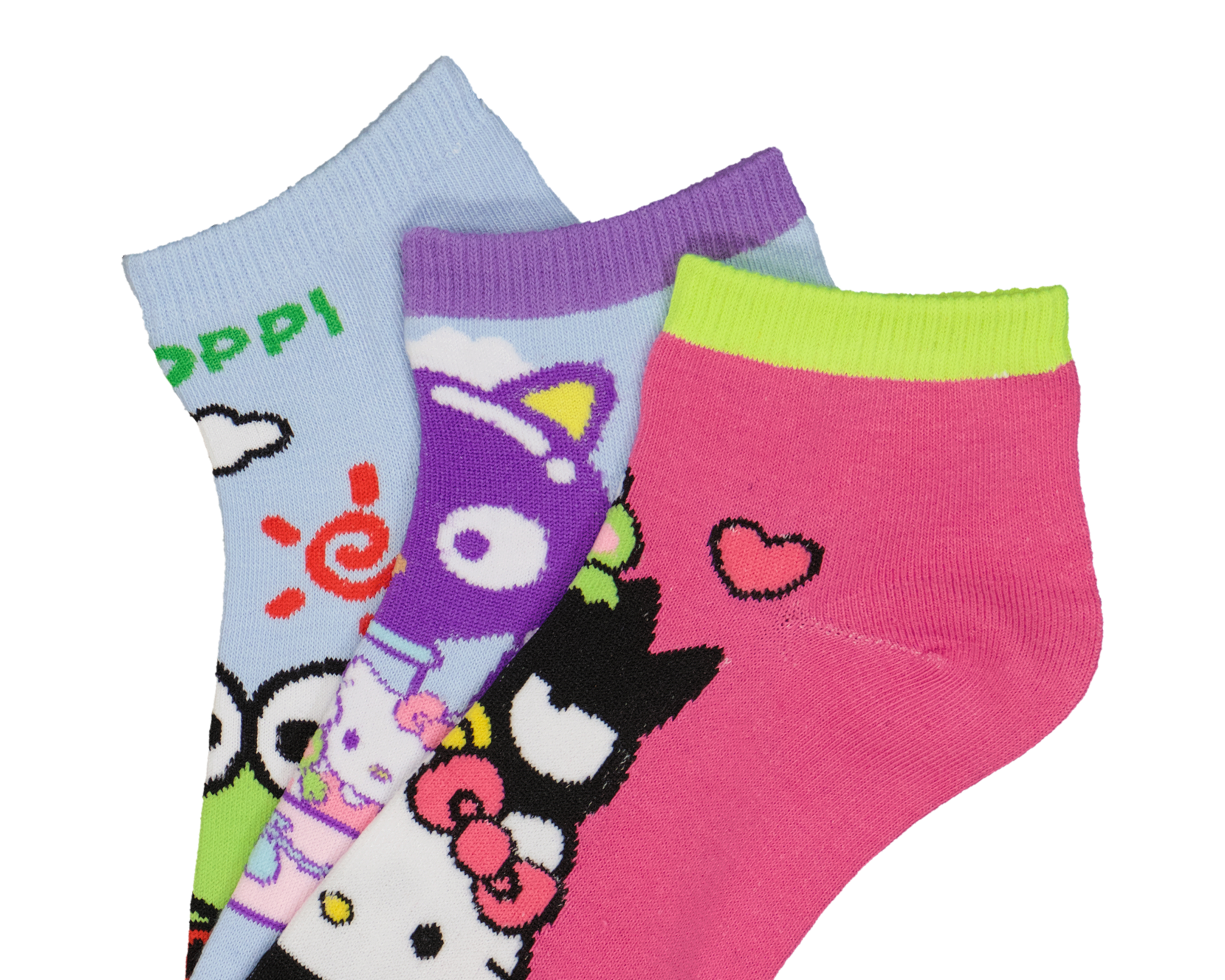 Foto 3 pulgar | Foto 2 | Calcetas Hello Kitty para Mujer 3 Pares