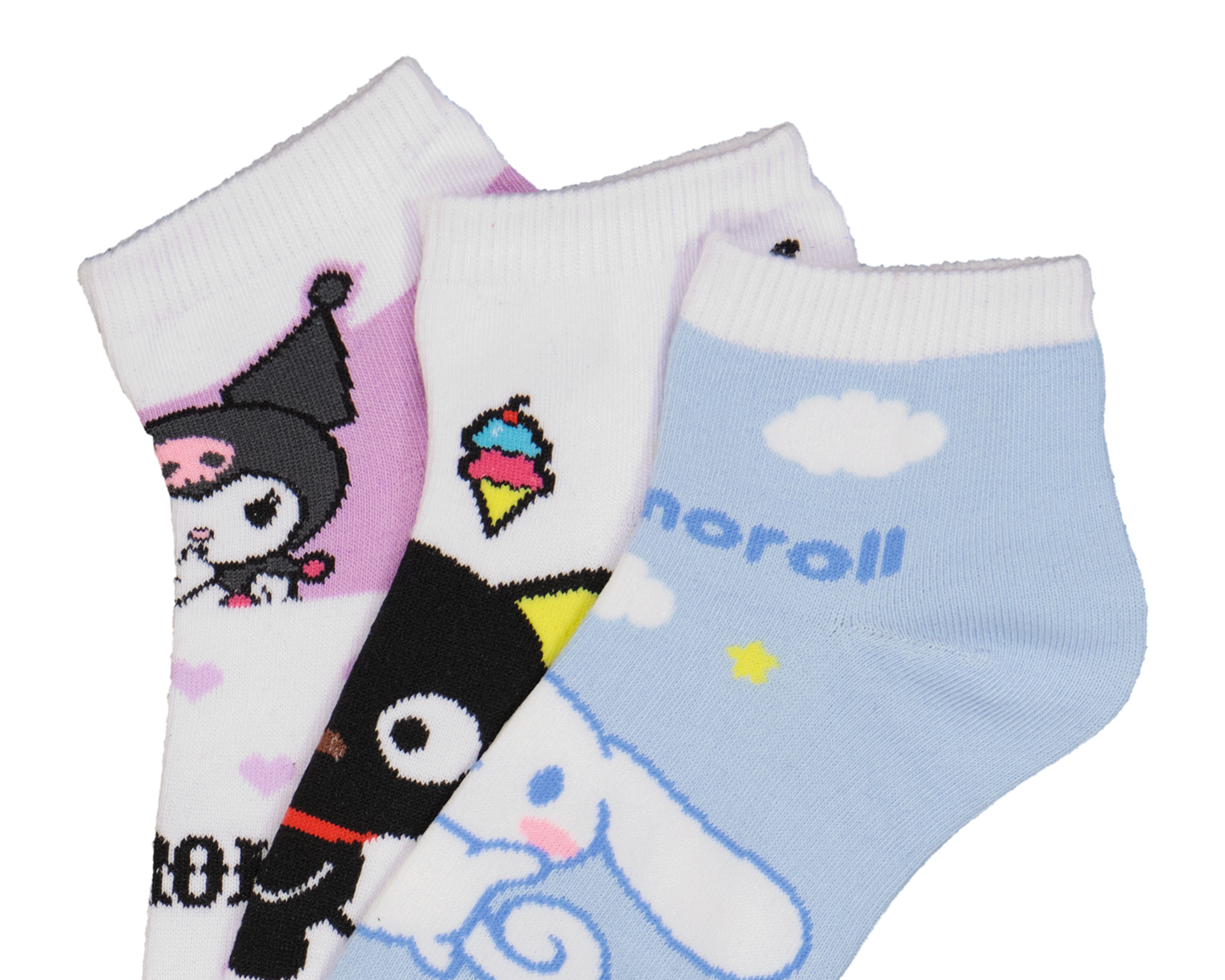 Foto 2 | Foto 2 | Calcetas Hello Kitty para Mujer 3 Pares