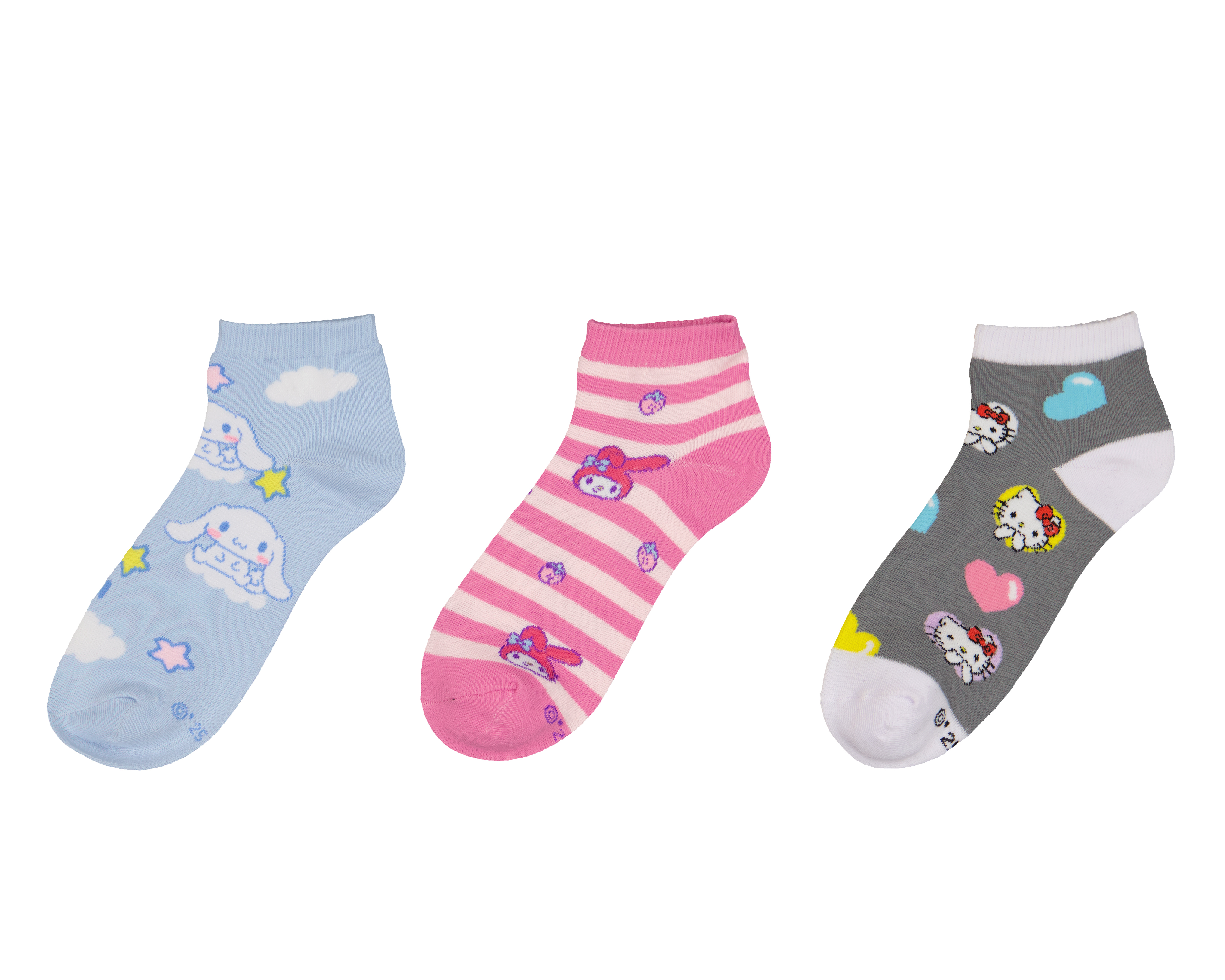 Calcetas Hello Kitty para Mujer 3 Pares