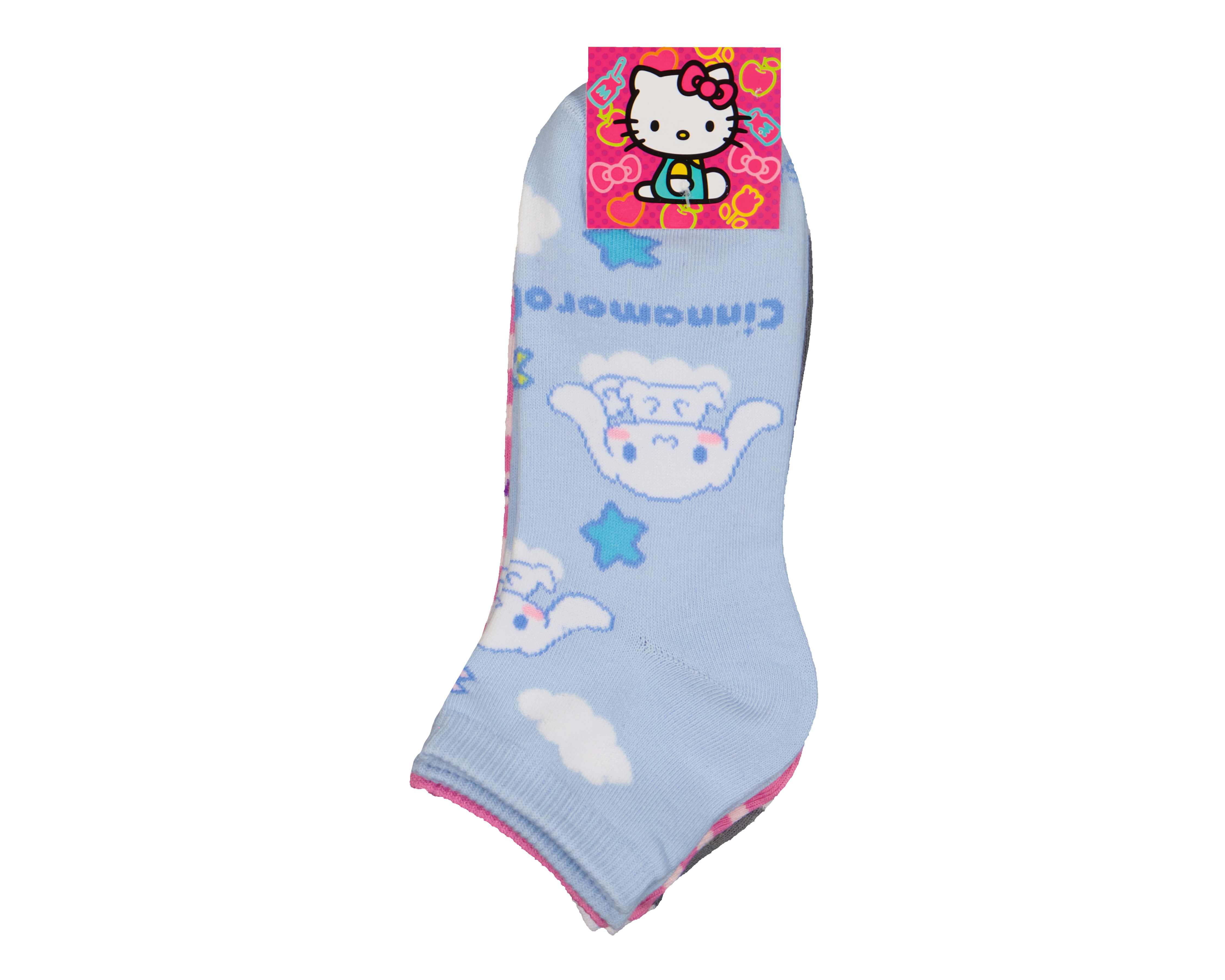 Foto 4 pulgar | Foto 3 | Calcetas Hello Kitty para Mujer 3 Pares