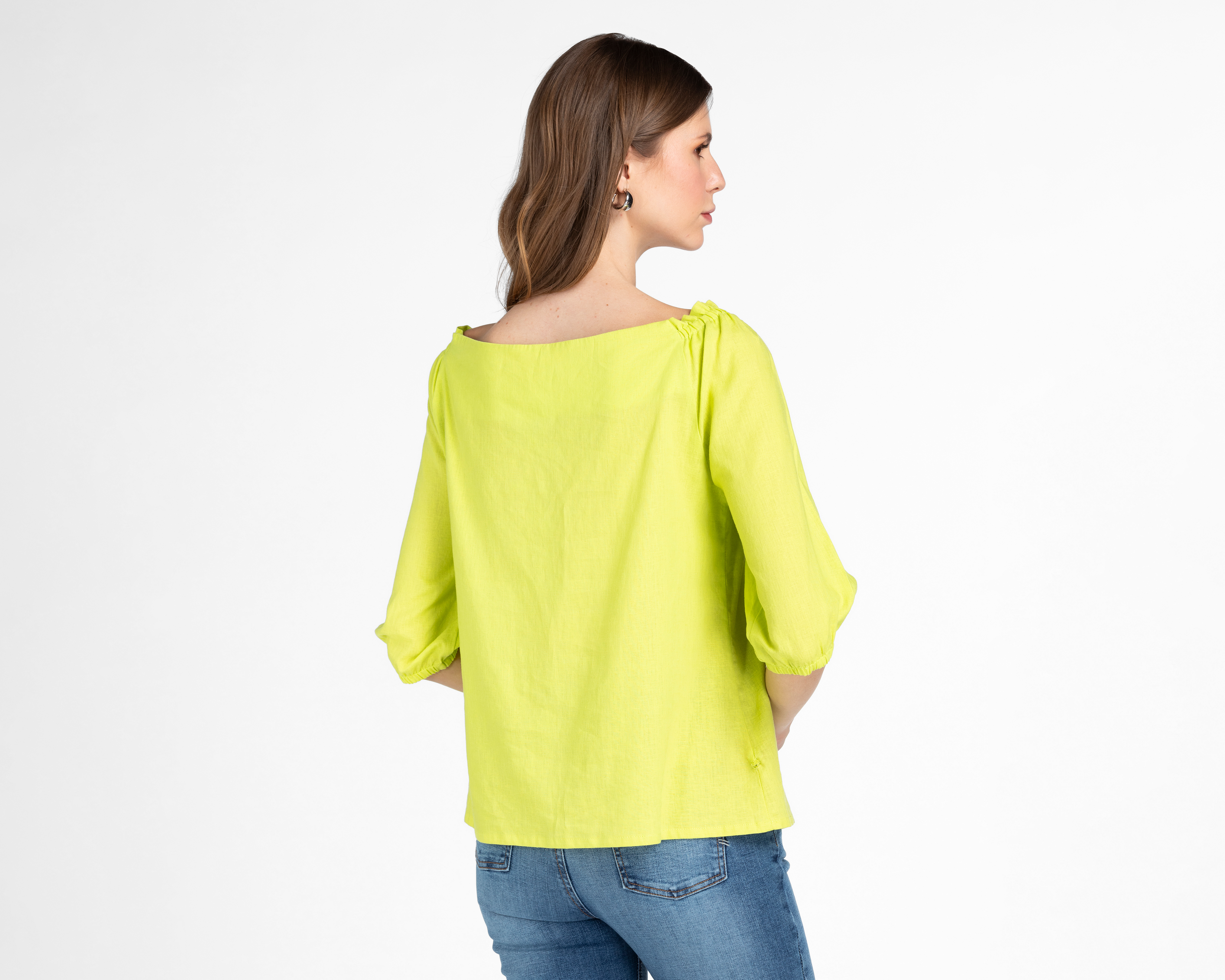 Foto 4 pulgar | Foto 3 | Blusa Andiamo Amarilla para Mujer