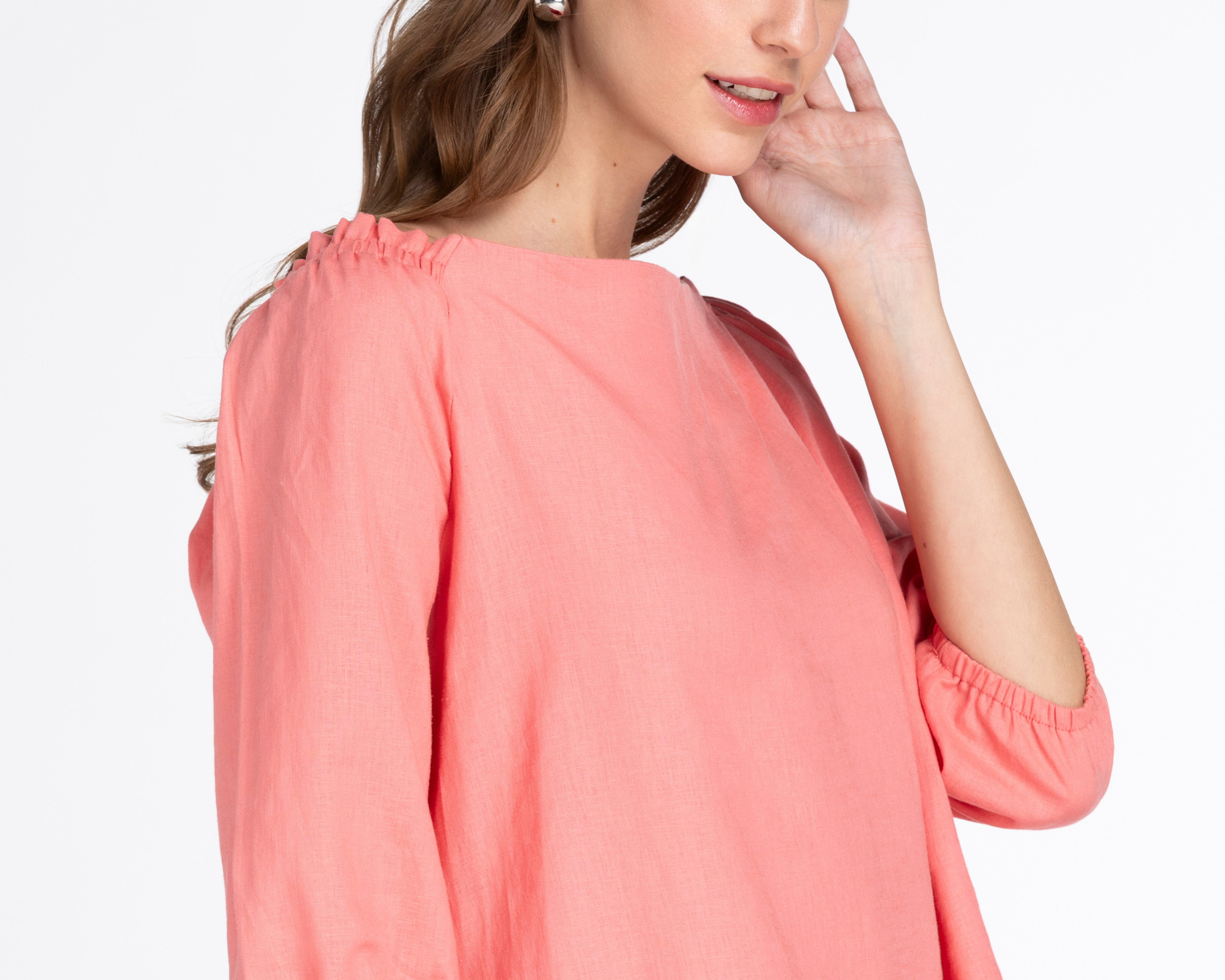 Foto 5 pulgar | Foto 4 | Blusa Andiamo Manga 3/4 para Mujer
