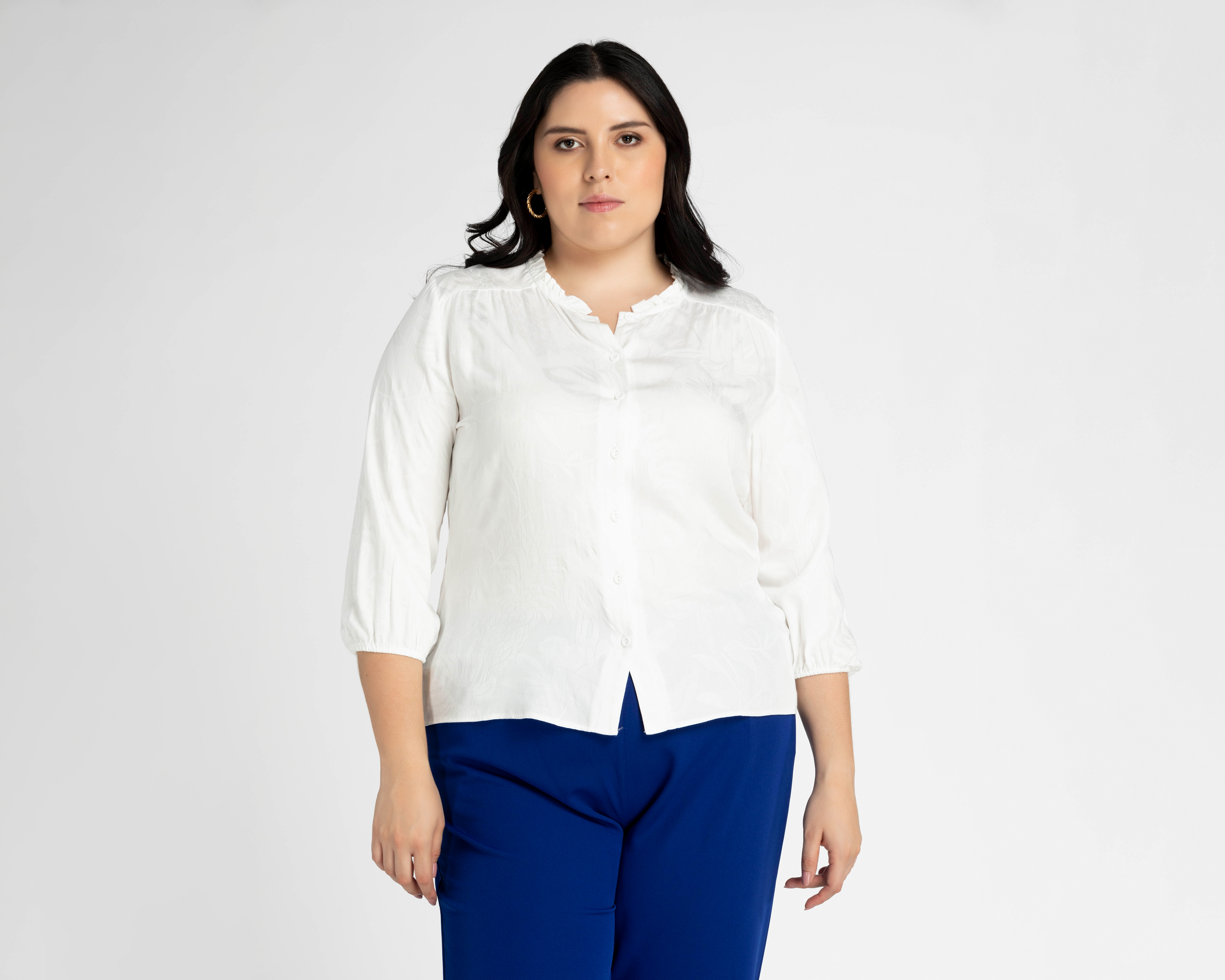 Foto 4 | Foto 4 | Blusa Sahara Manga 3/4 con Botones