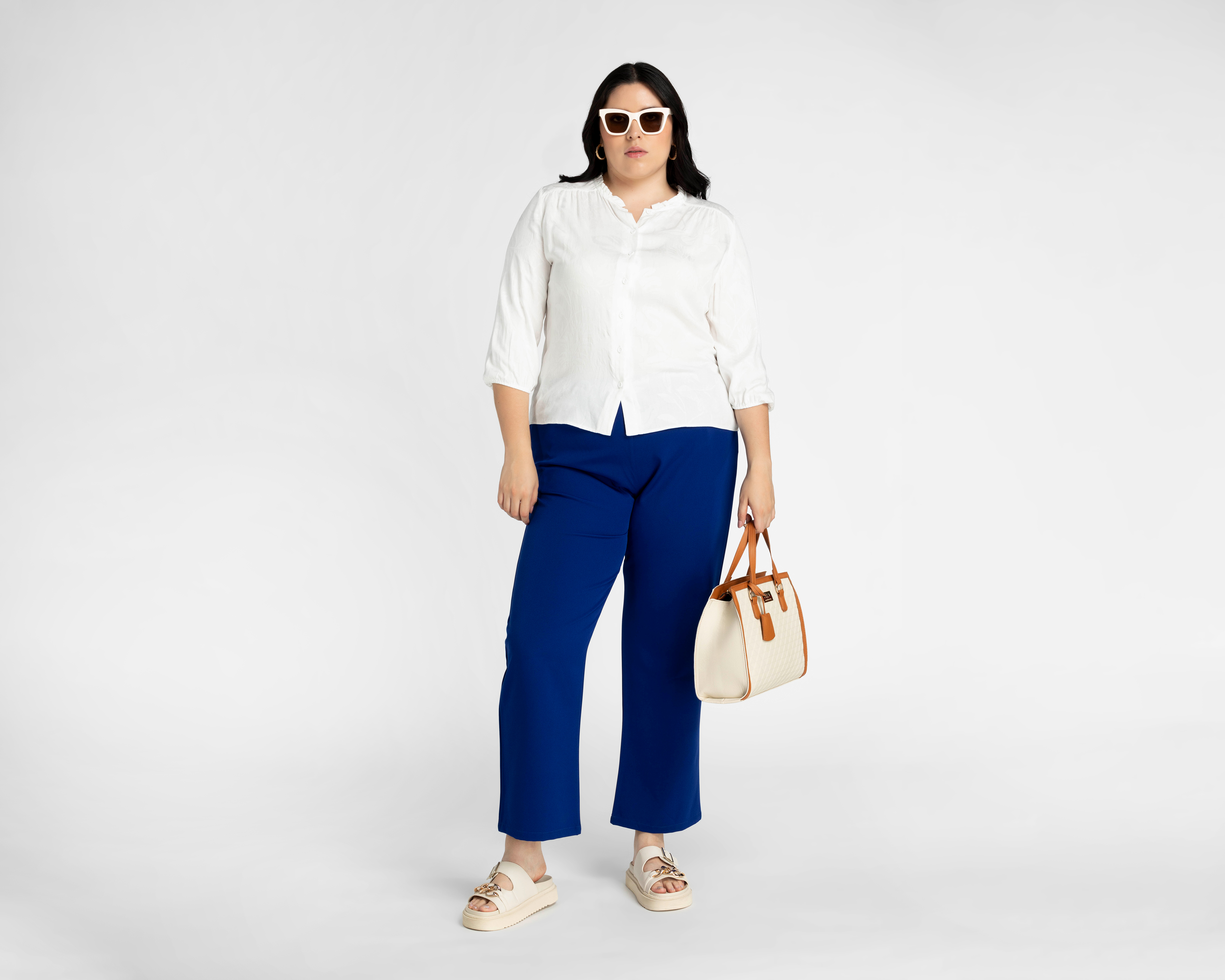 Foto 6 pulgar | Foto 5 | Blusa Sahara Manga 3/4 con Botones