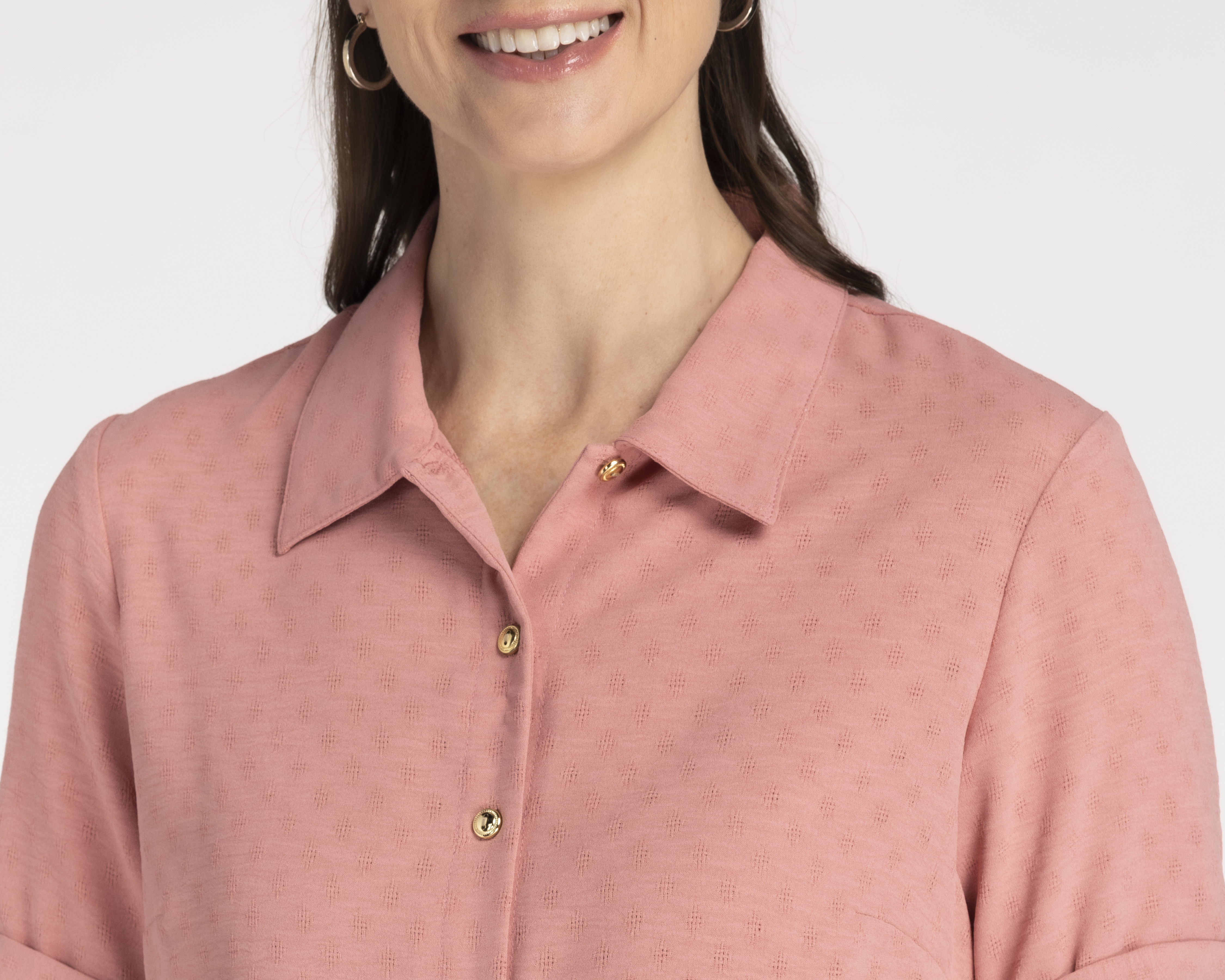 Foto 4 | Foto 4 | Blusa Sahara Manga Corta con Botones