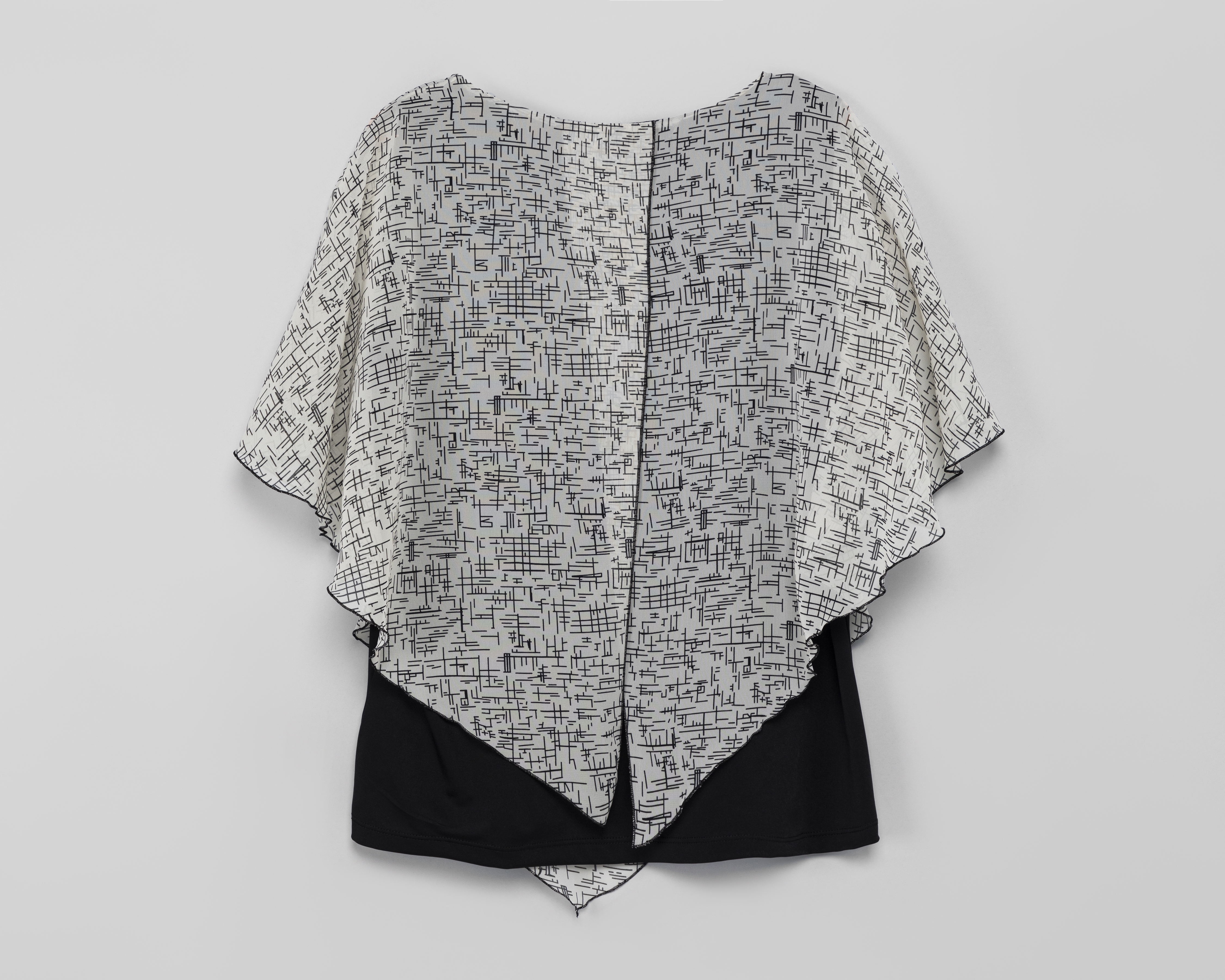 Foto 3 pulgar | Foto 2 | Blusa Lady Sun Estampada con Capa y Collar