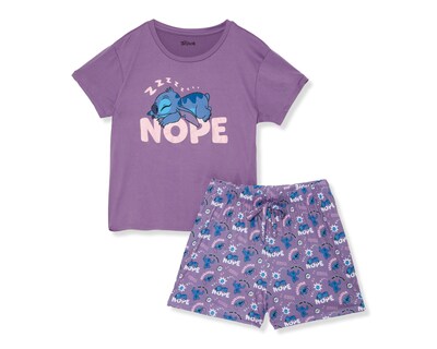 Foto 1 | Foto 1 | Pijama Disney Stitch para Mujer 2 Piezas