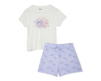 Foto 1 | Foto 1 | Pijama Disney Stitch para Mujer 2 Piezas