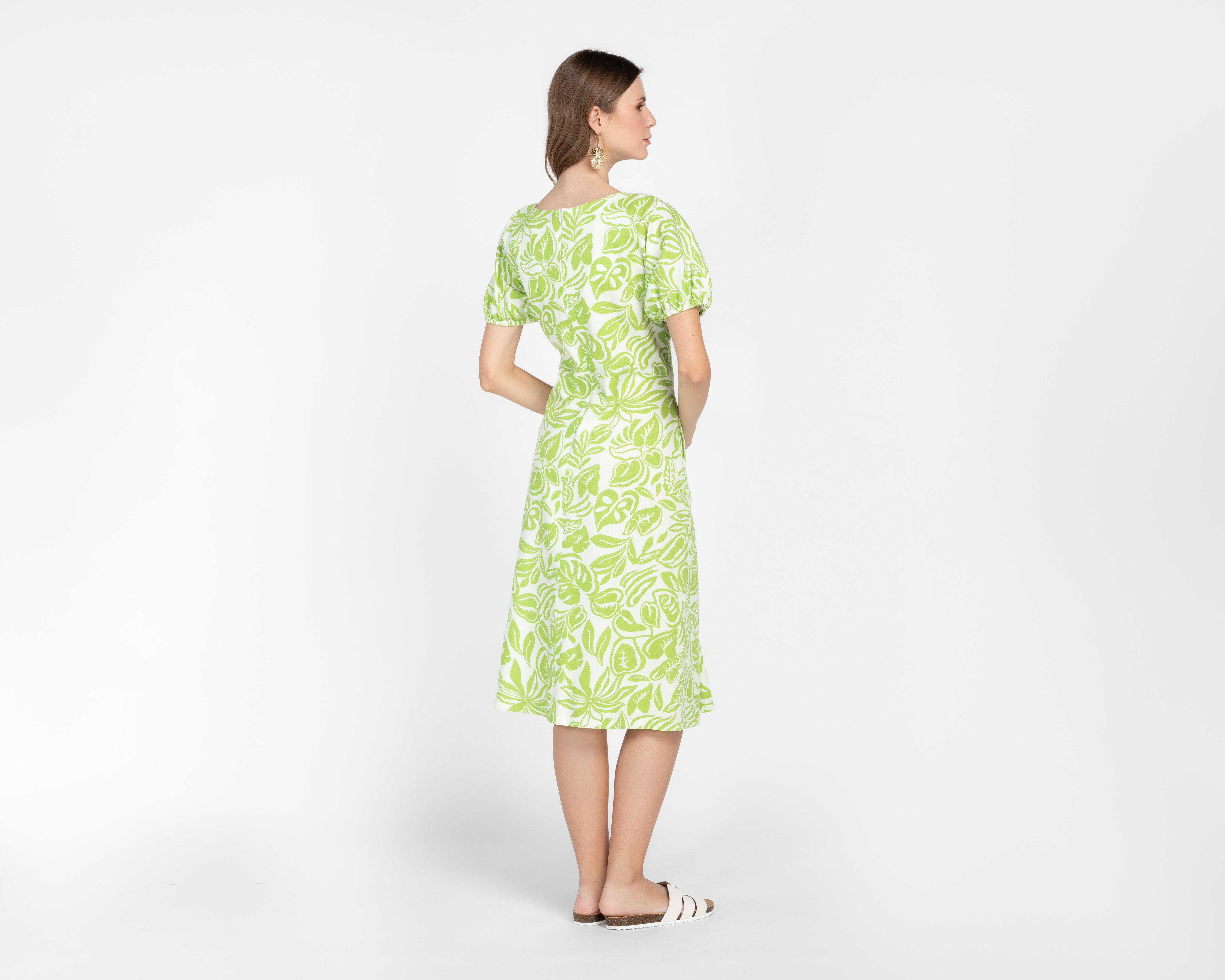 Foto 3 | Foto 3 | Vestido Casual Andiamo Manga Corta Print Floral para Mujer