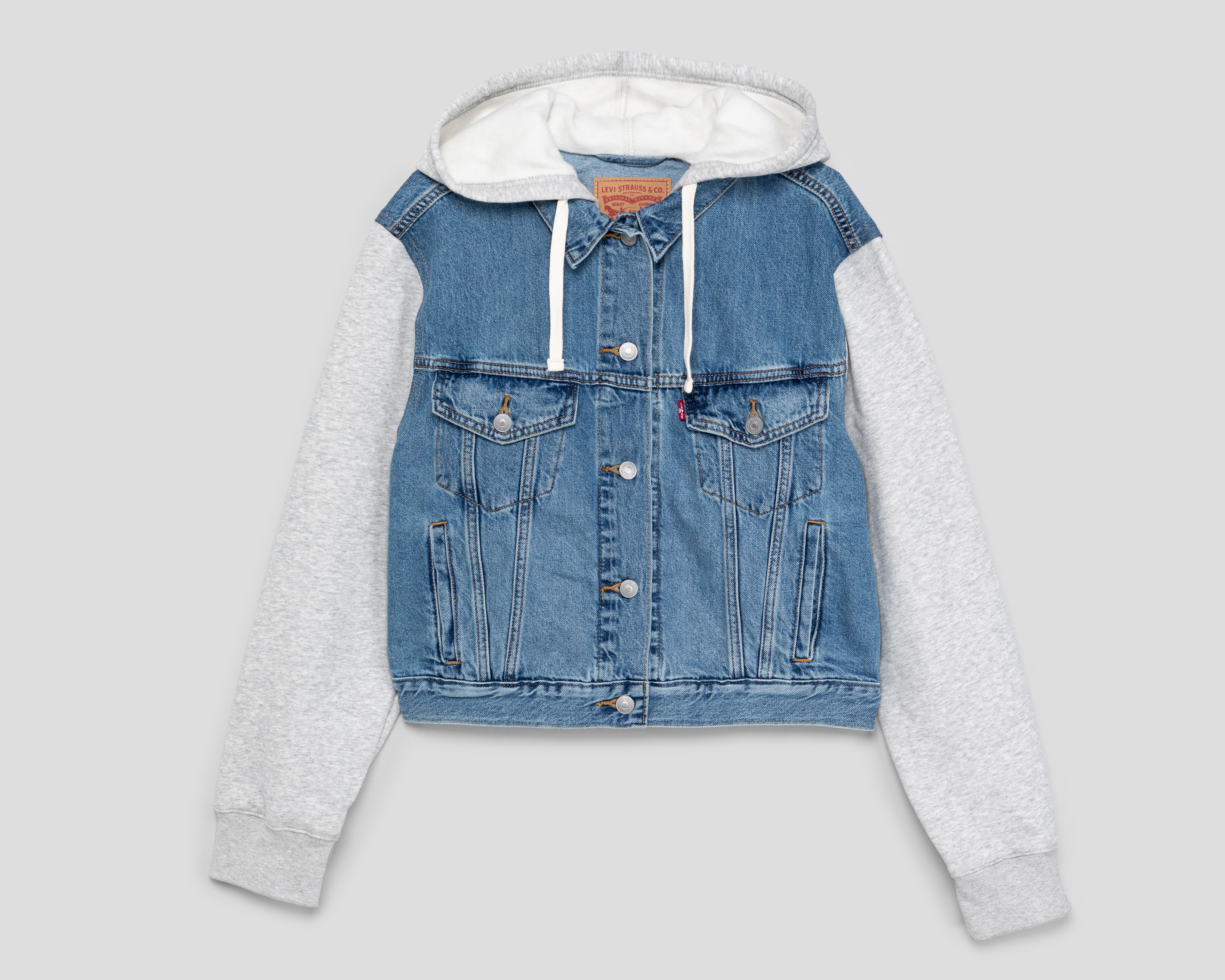 Foto 1 | Foto 1 | Chamarra de Mezclilla con Capucha Levi's para Mujer