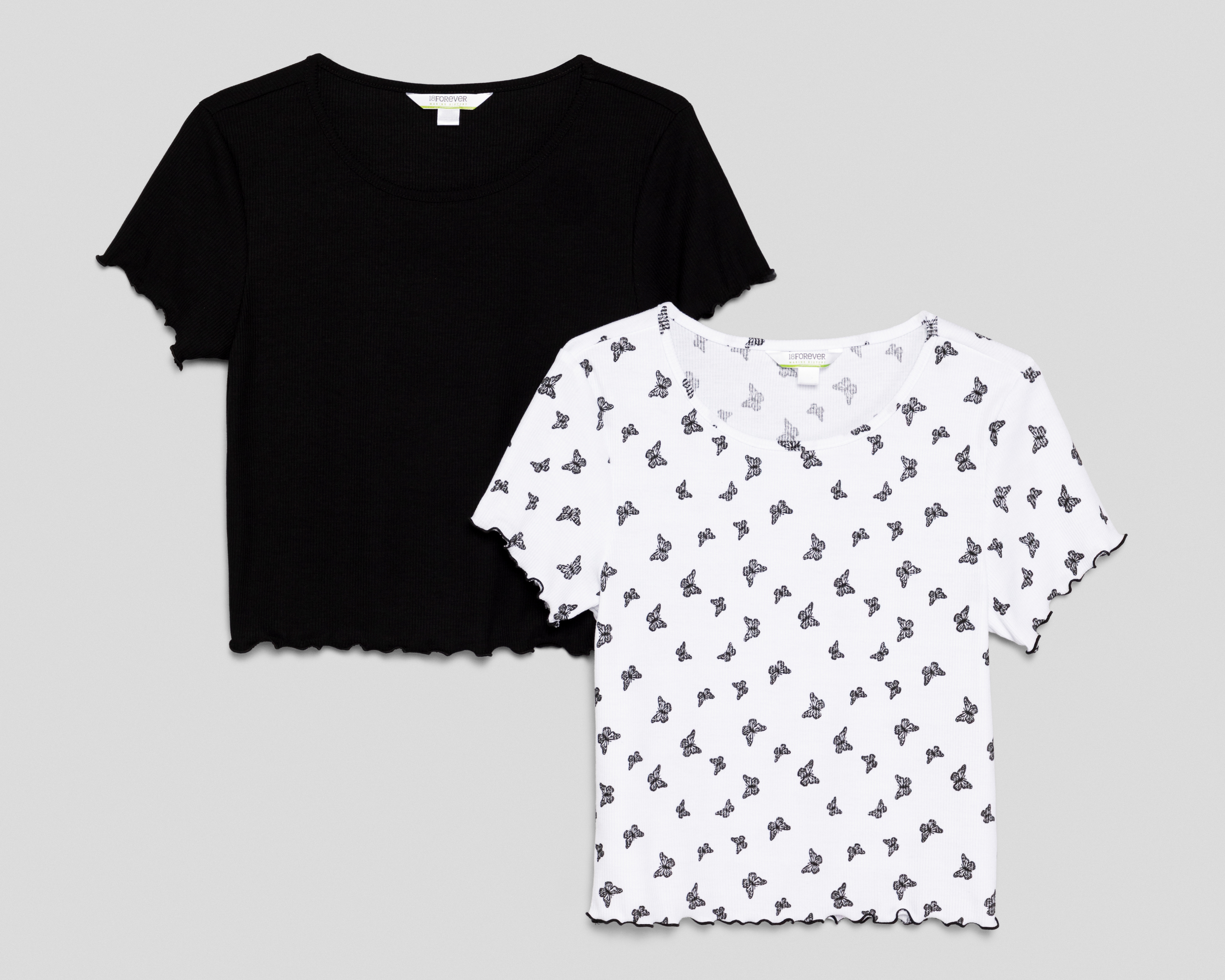 Foto 1 | Foto 1 | Playera Manga Corta 18 Forever para Mujer 2 Piezas