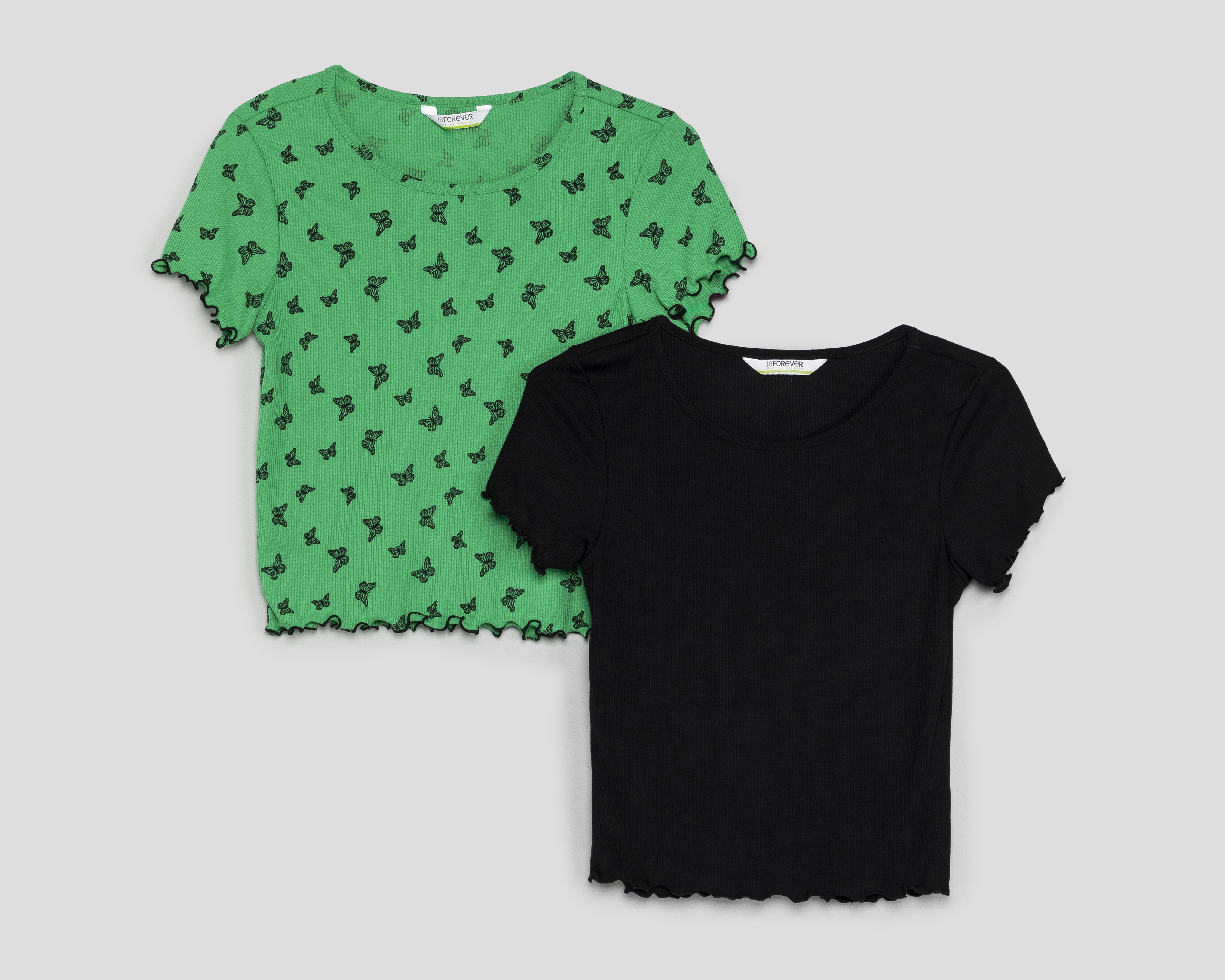 Foto 1 | Foto 1 | Playera Manga Corta 18 Forever para Mujer 2 Piezas