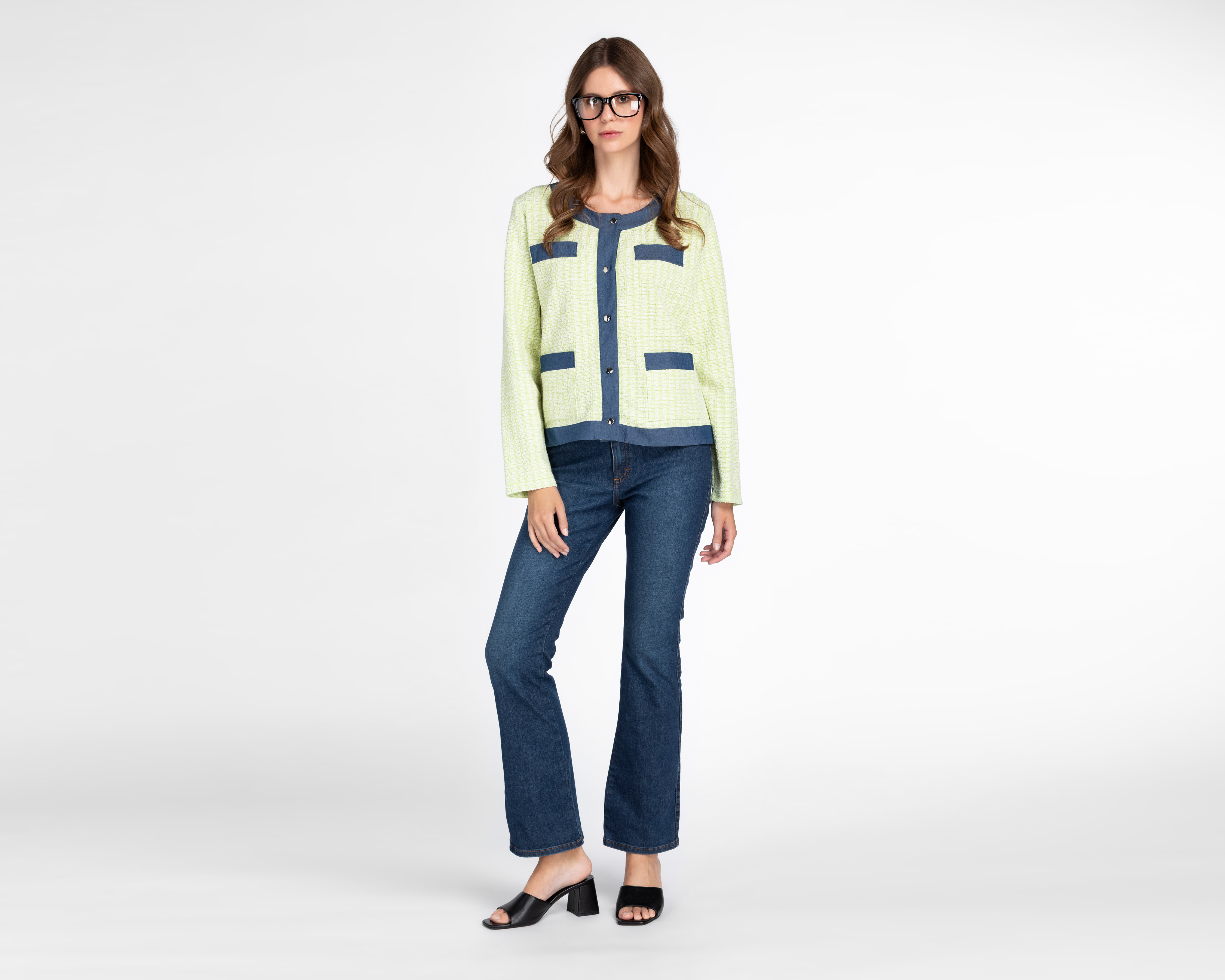 Foto 3 pulgar | Foto 2 | Blazer Tejido Andiamo para Mujer