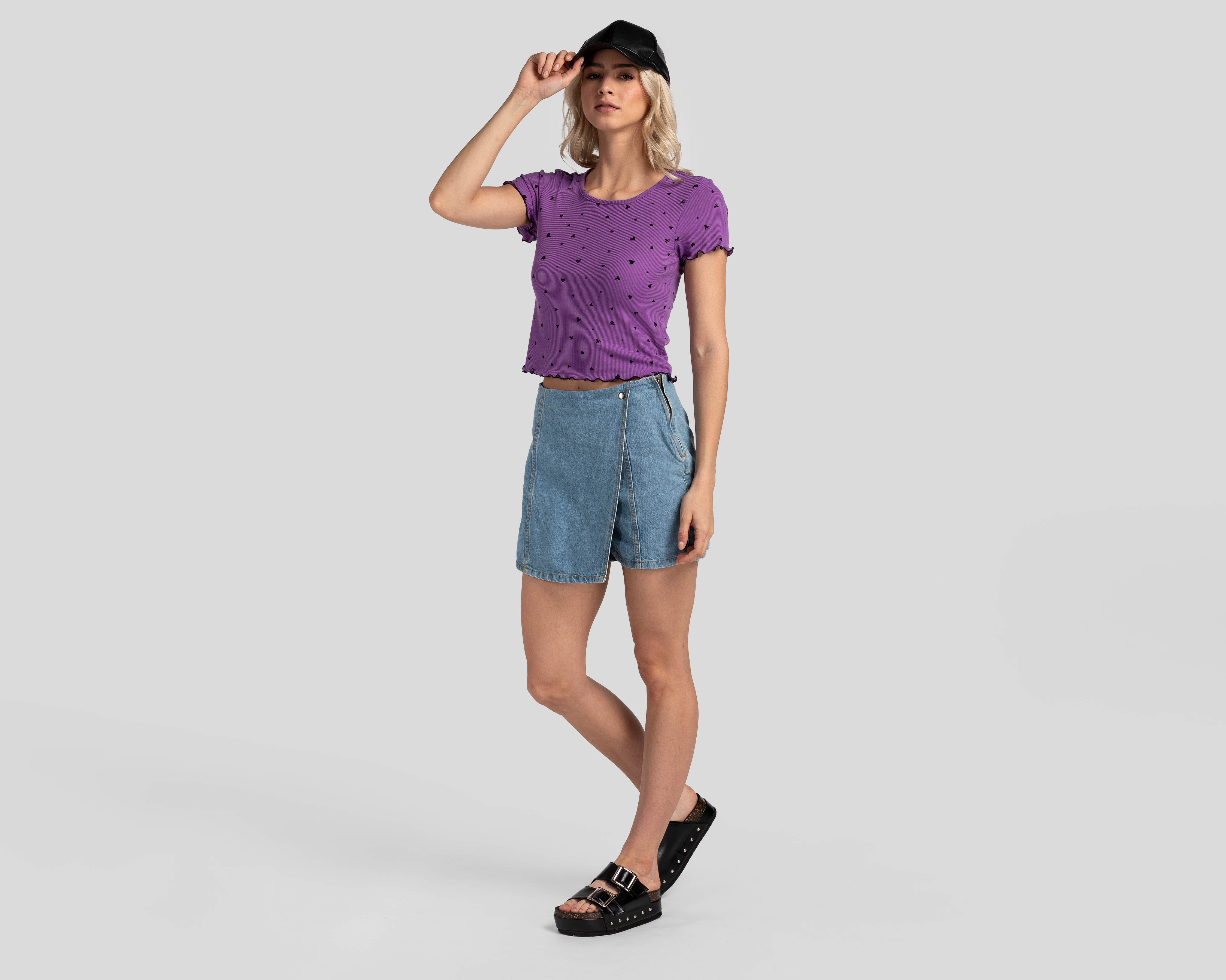 Foto 4 pulgar | Foto 3 | Playera Manga Corta 18 Forever para Mujer 2 Piezas