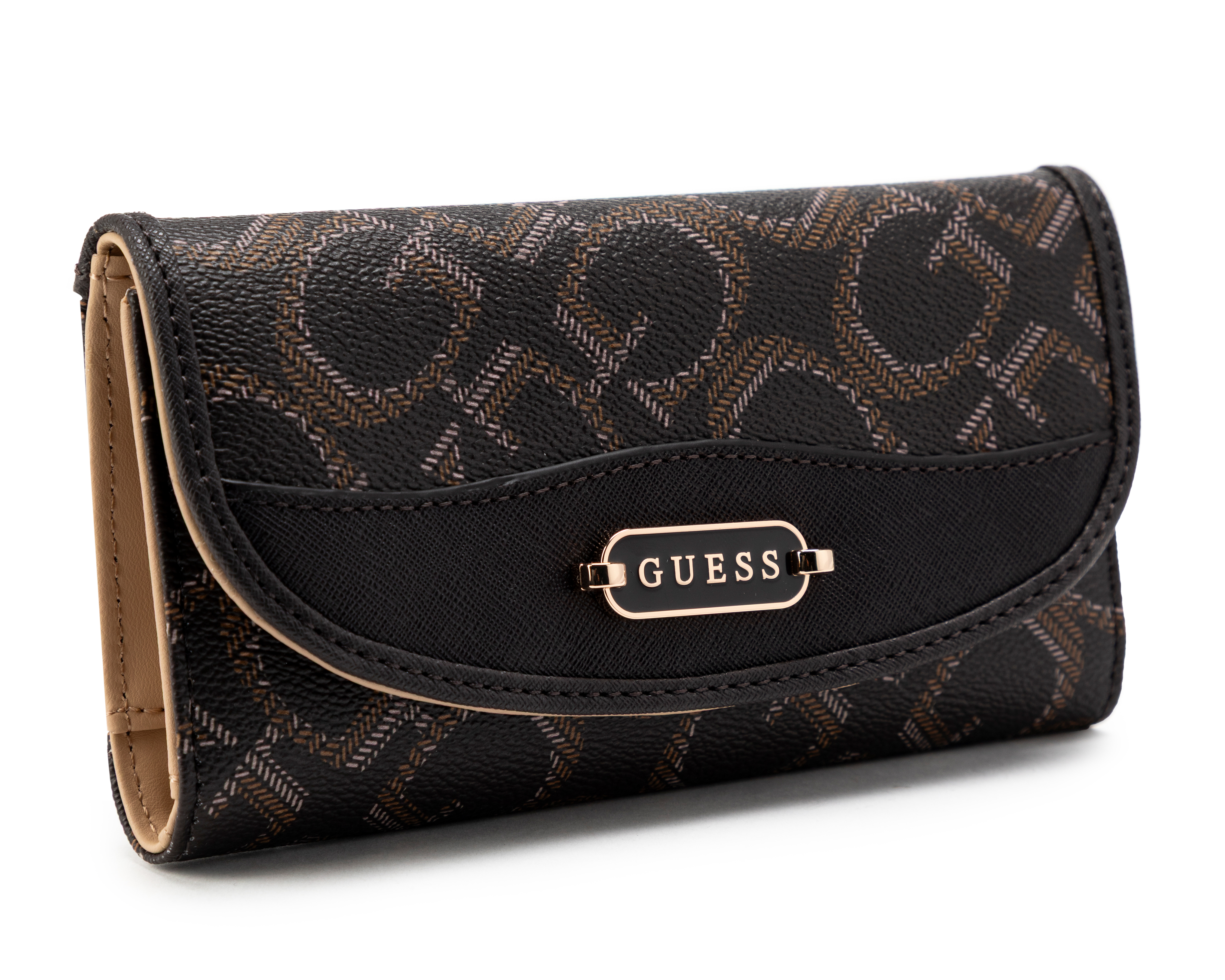 Foto 3 pulgar | Foto 2 | Cartera para Mujer Guess Café