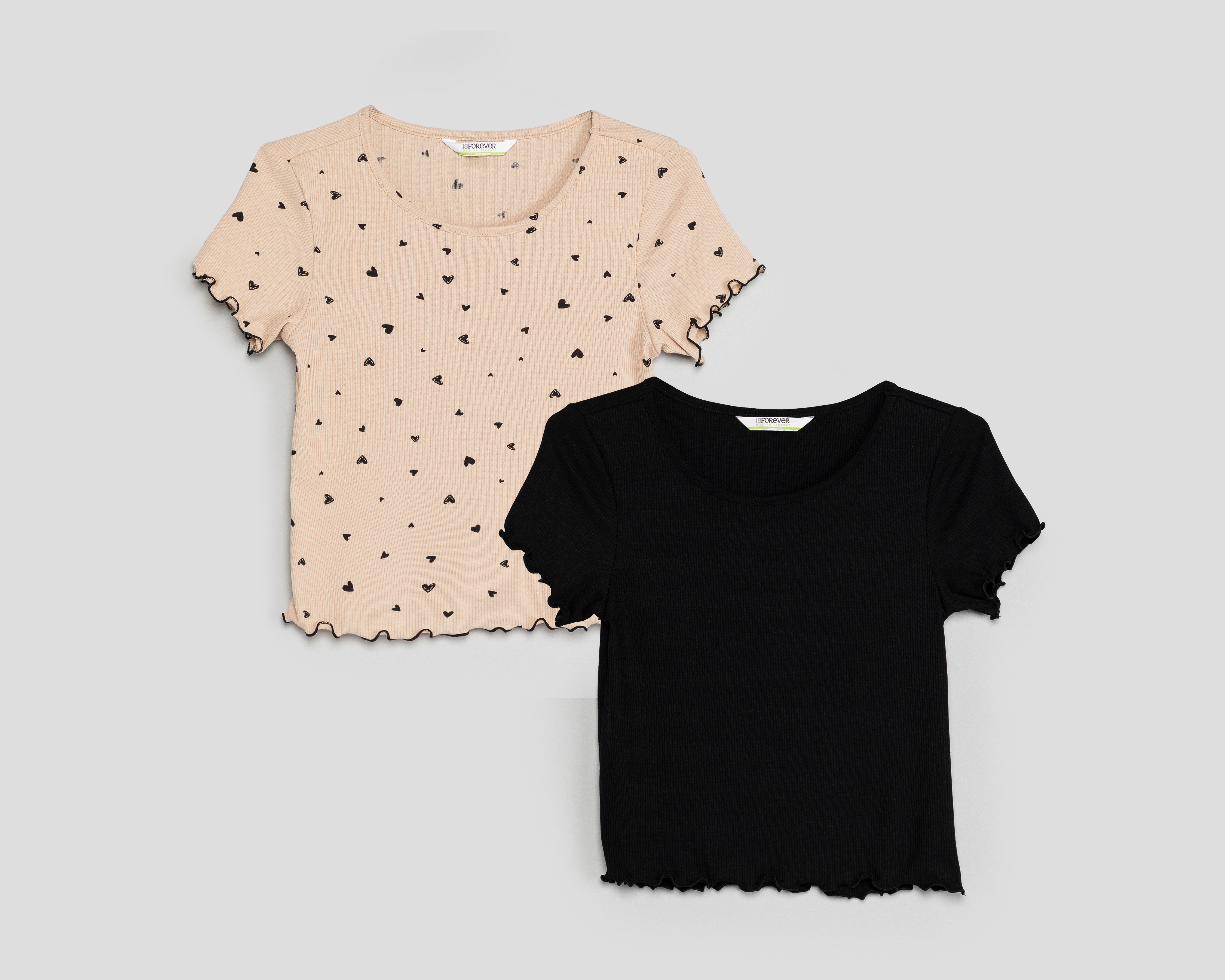 Playera Manga Corta 18 Forever para Mujer 2 Piezas