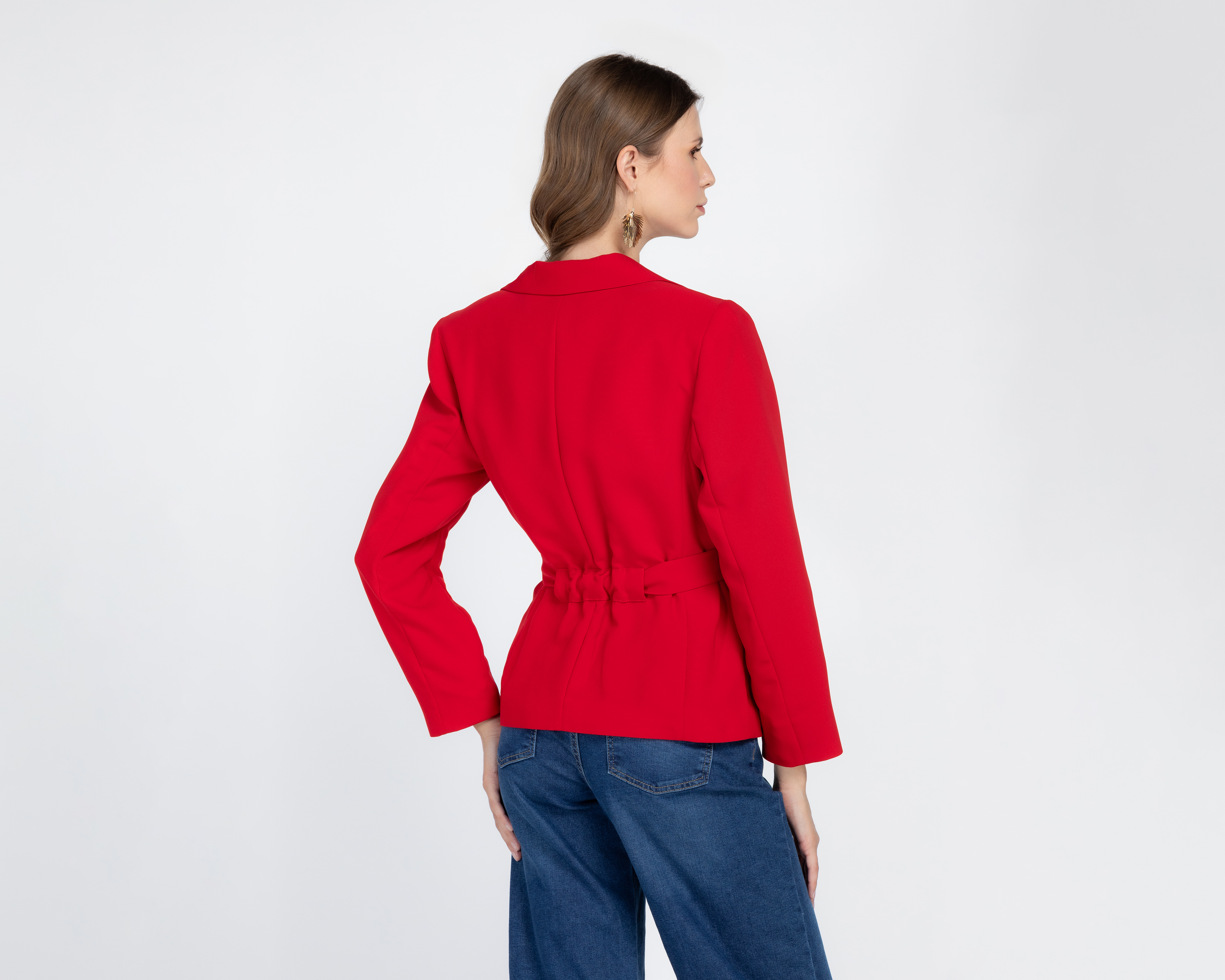 Foto 4 pulgar | Foto 3 | Blazer Rojo Andiamo para Mujer