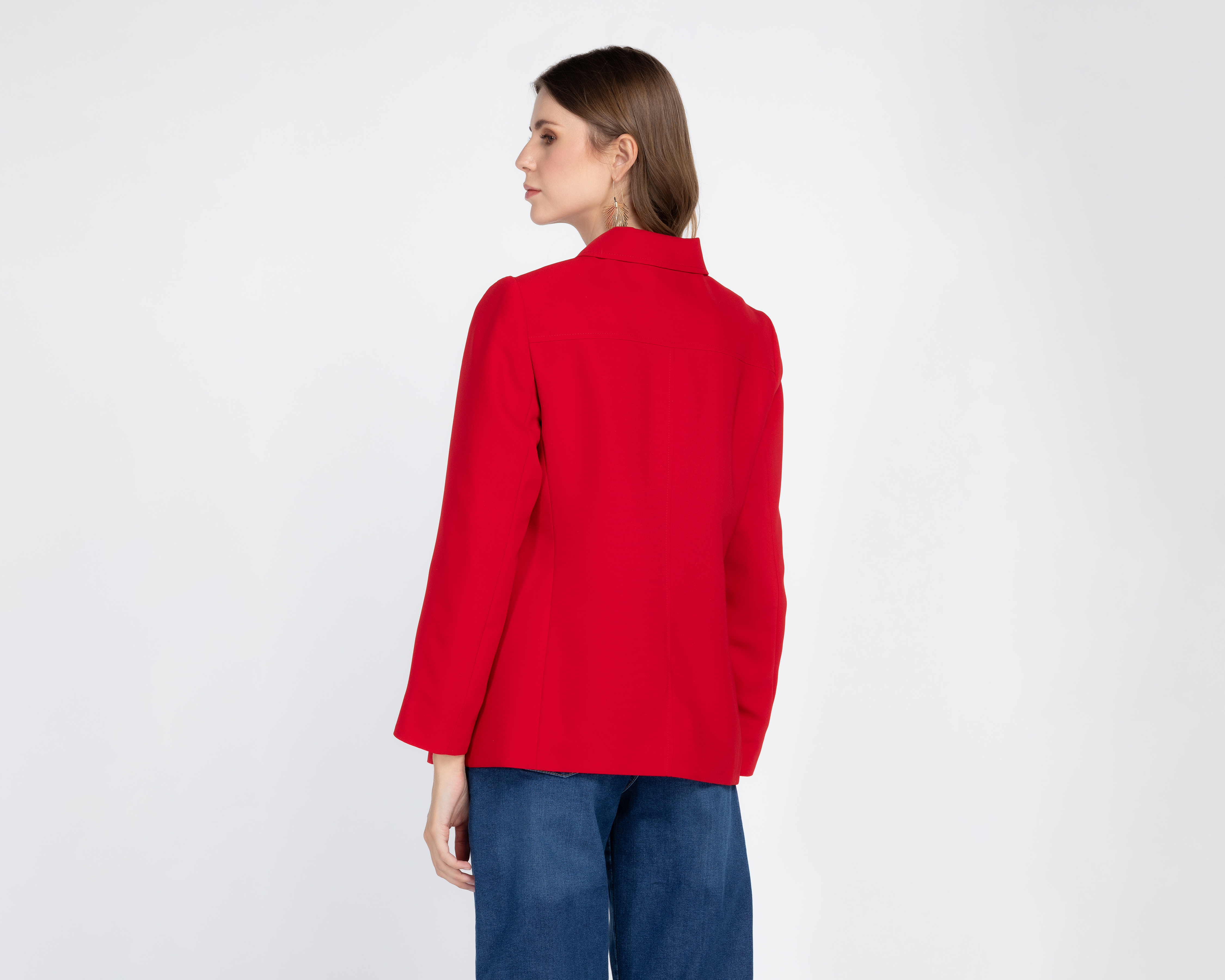 Foto 4 pulgar | Foto 3 | Blazer Rojo Andiamo para Mujer
