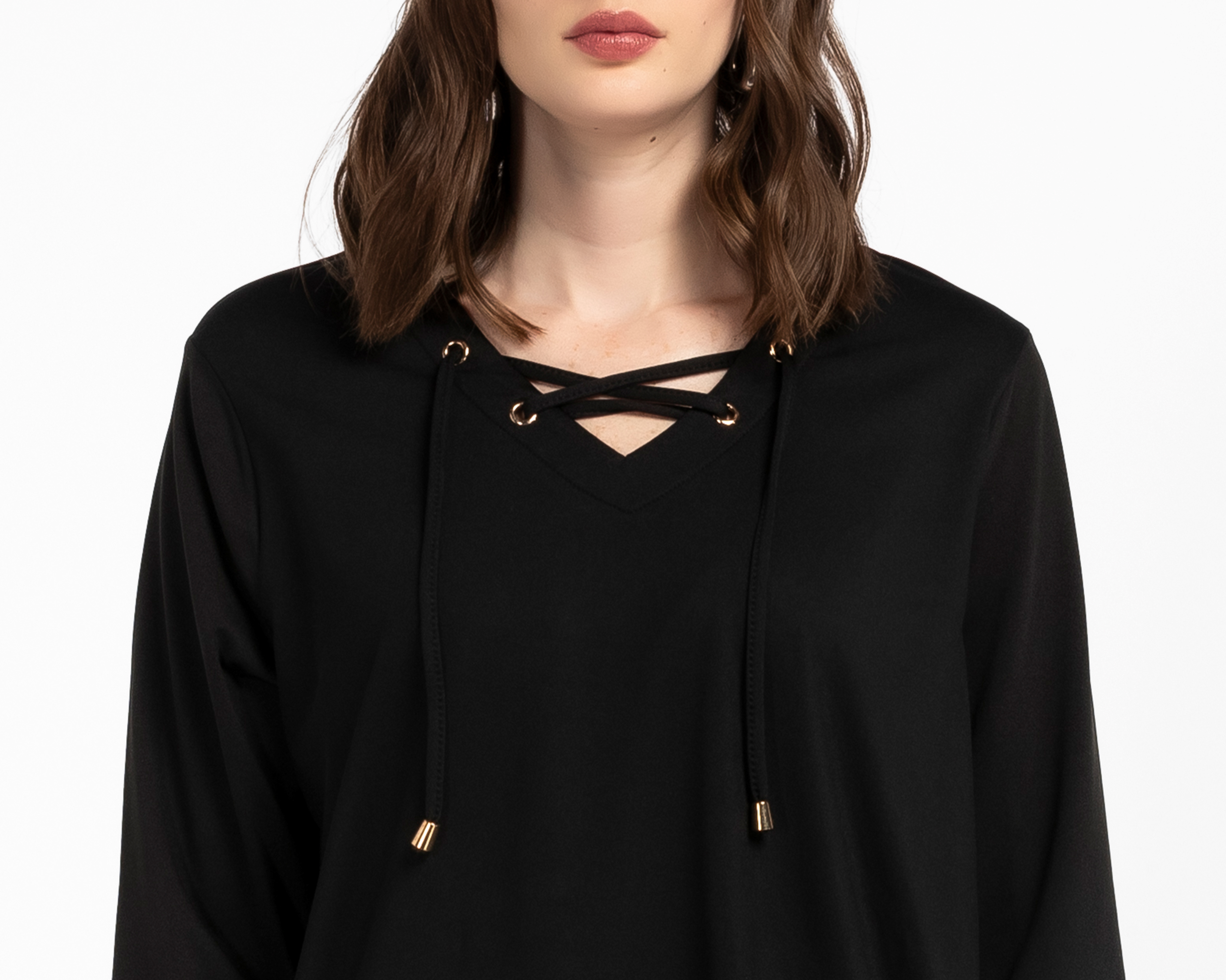 Foto 5 pulgar | Foto 4 | Blusa Negra Sahara para Mujer