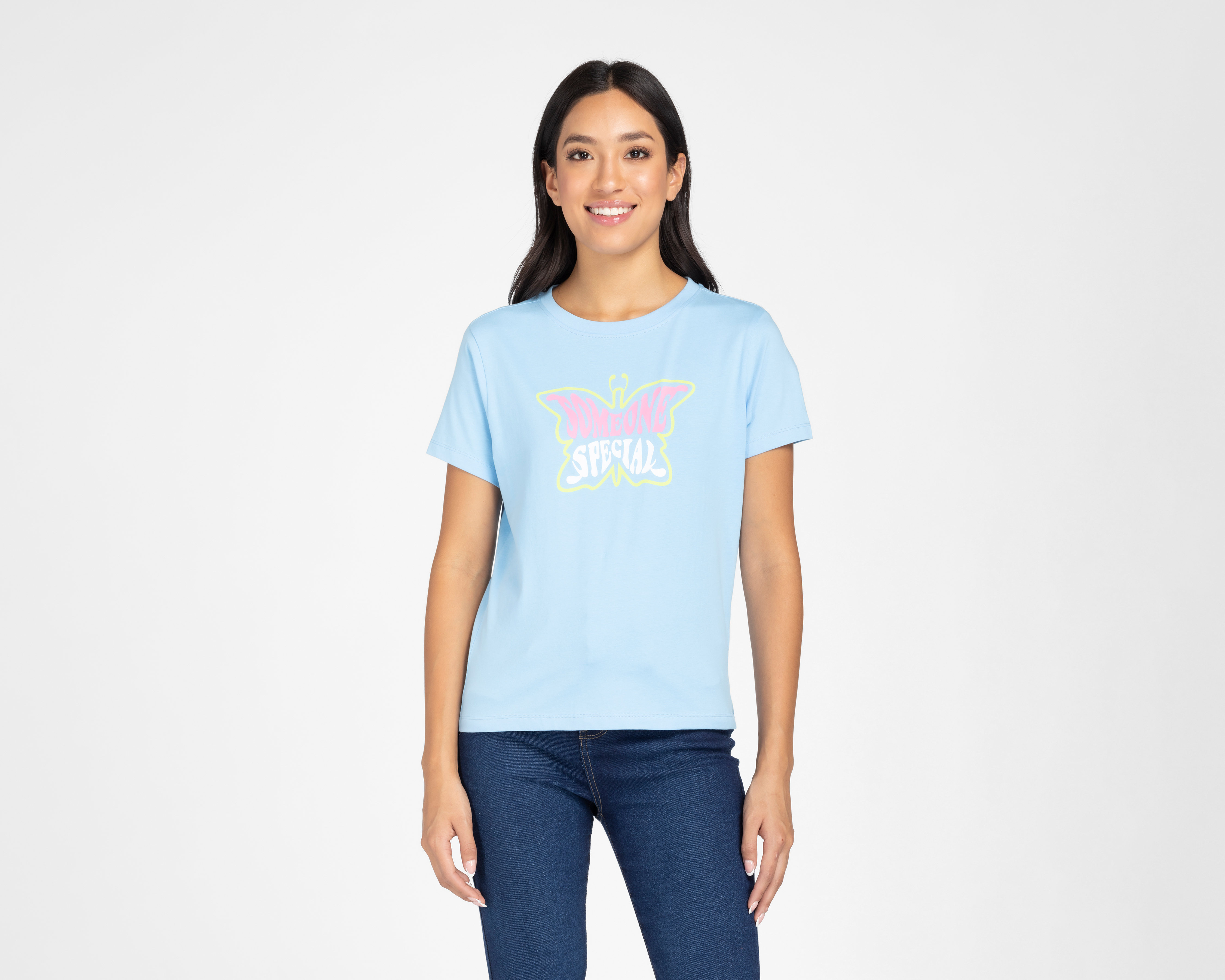 Playera 18 Forever Manga Corta con Estampado