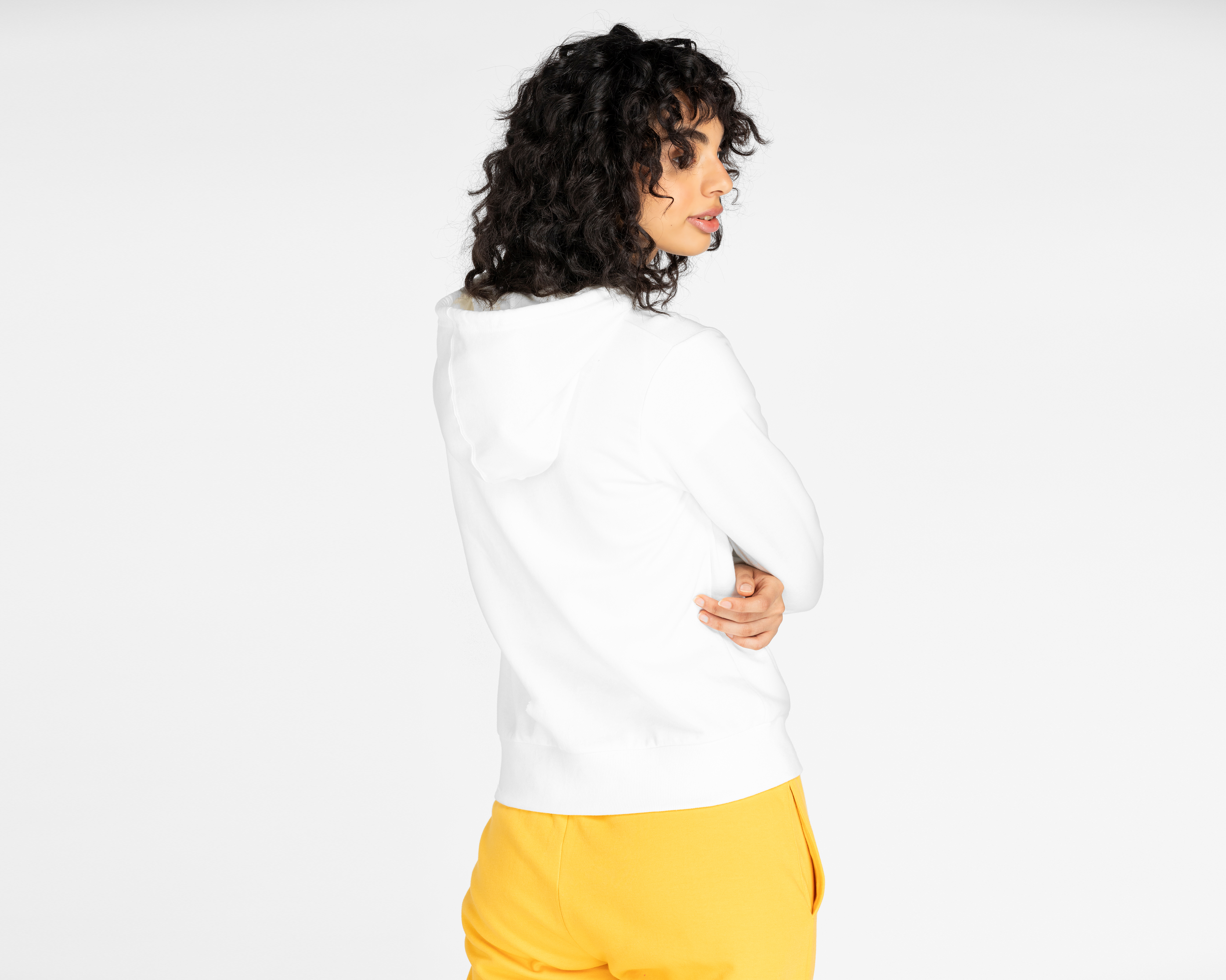 Foto 4 pulgar | Foto 3 | Sudadera Refill Blanca con Capucha