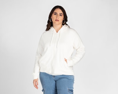 Foto 4 | Foto 4 | Sudadera Refill Blanca con Capucha