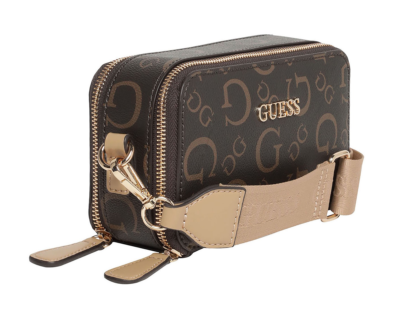 Foto 3 pulgar | Foto 2 | Bolsa Cruzada Guess Barnard