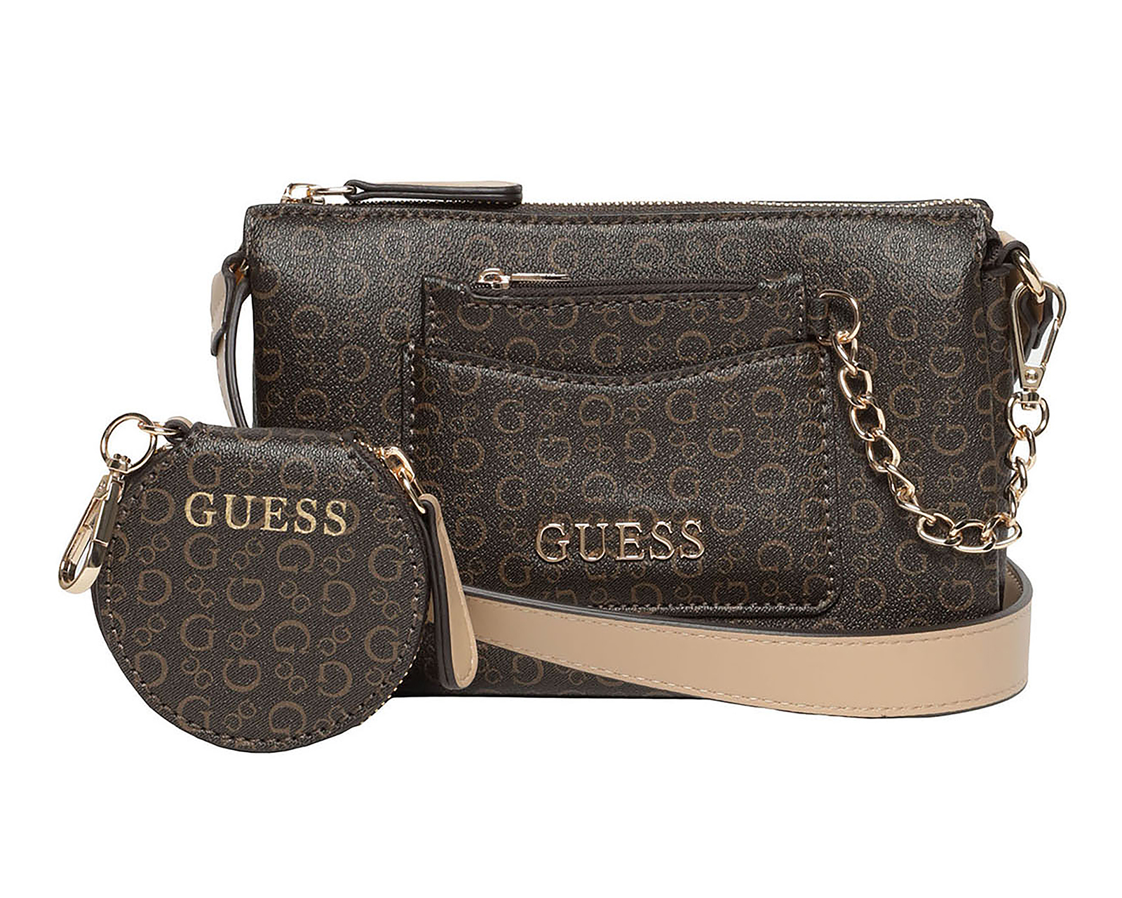 Bolsa Cruzada Guess Bogue con Monedero