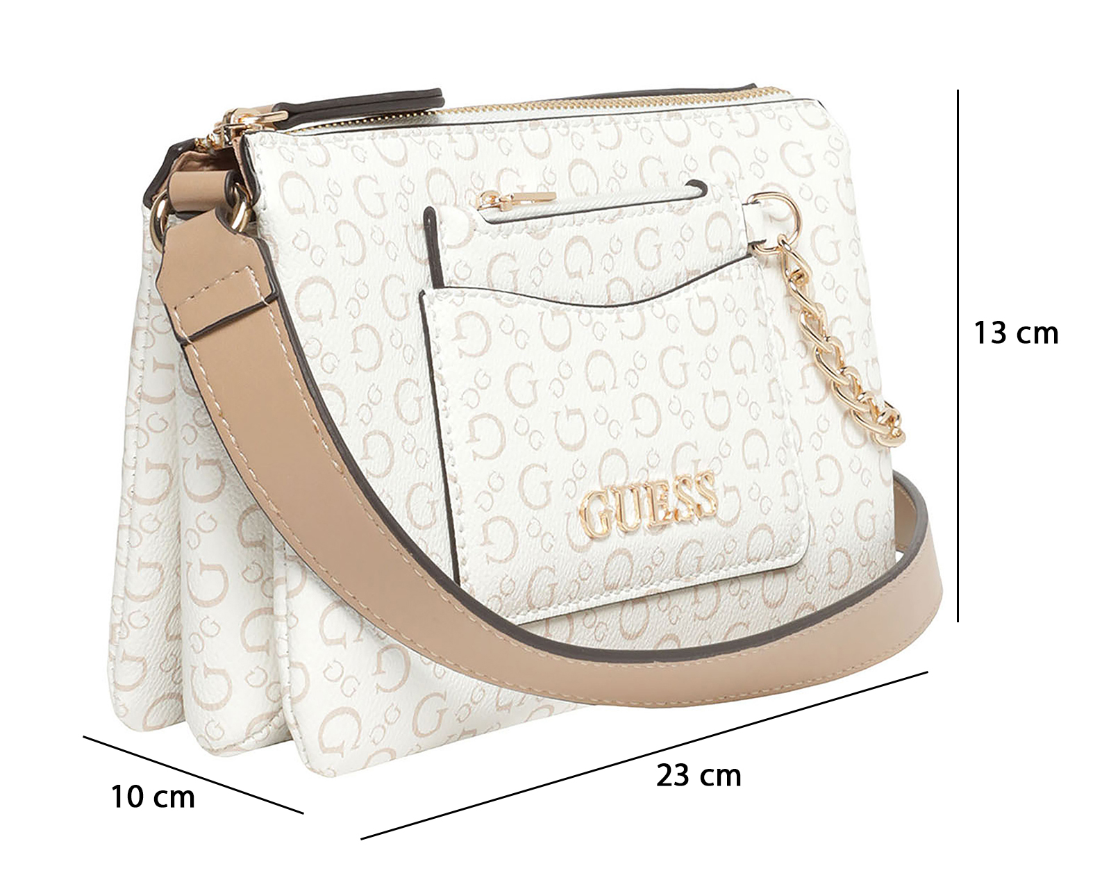 Foto 6 | Foto 6 | Bolsa Cruzada Guess Bogue con Monedero