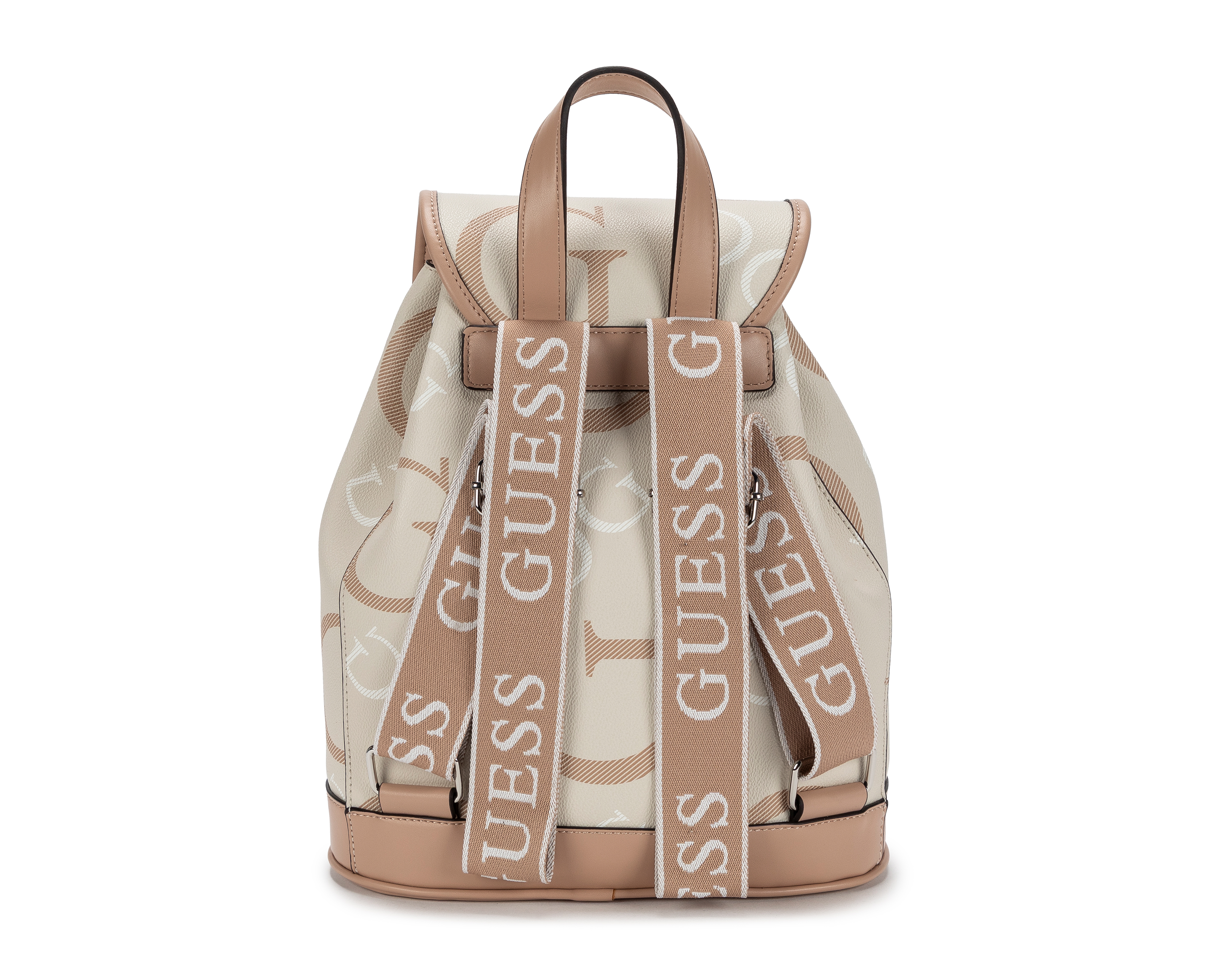 Foto 4 pulgar | Foto 3 | Mochila Guess Beige